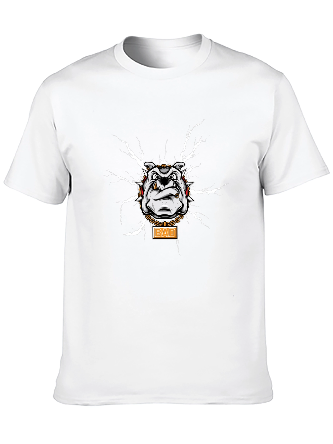 Black Bad Bulldog Graphic Tee - Bold Streetwear Style view 10