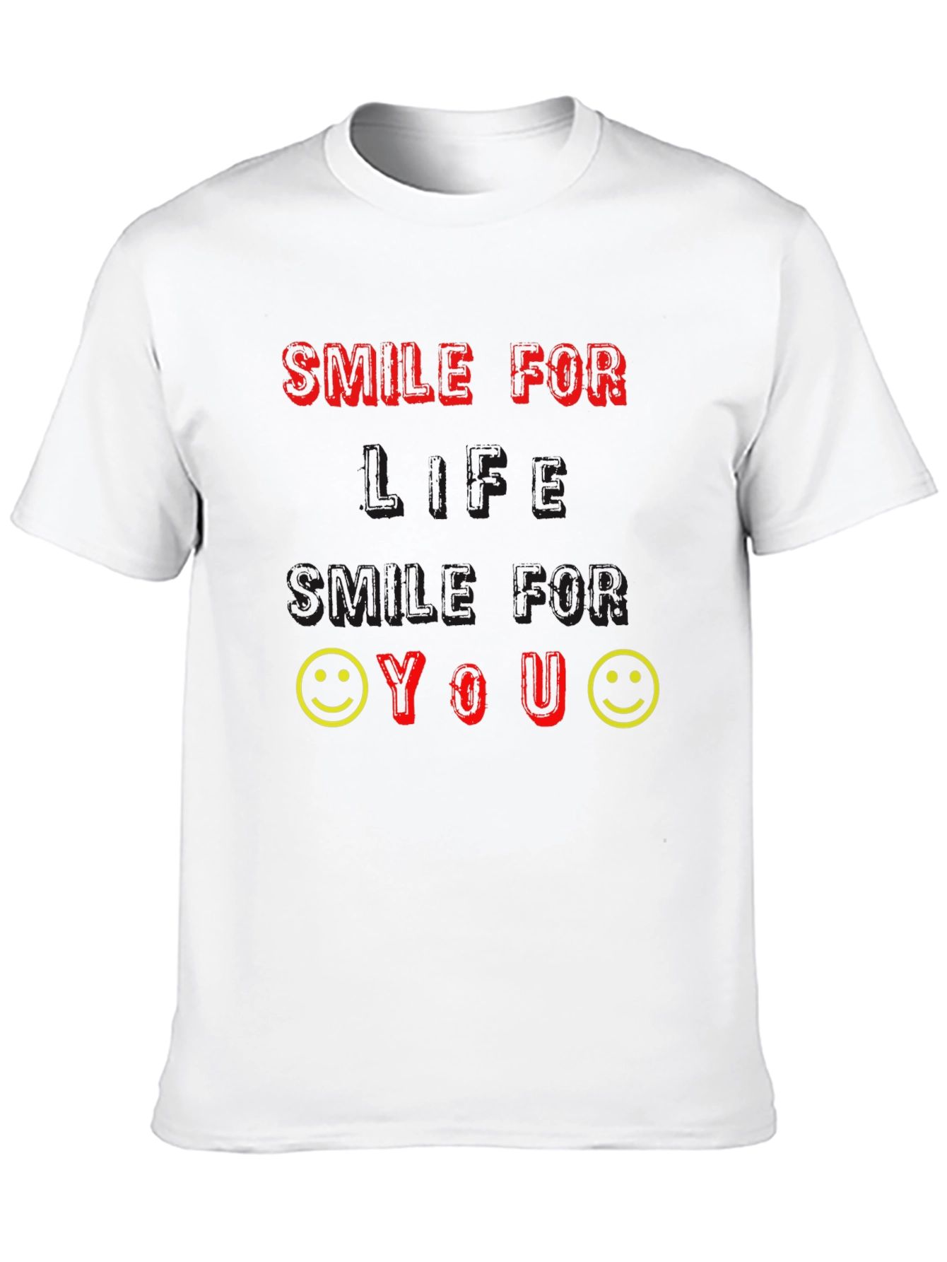 Black Smile For Life T-Shirt view 10