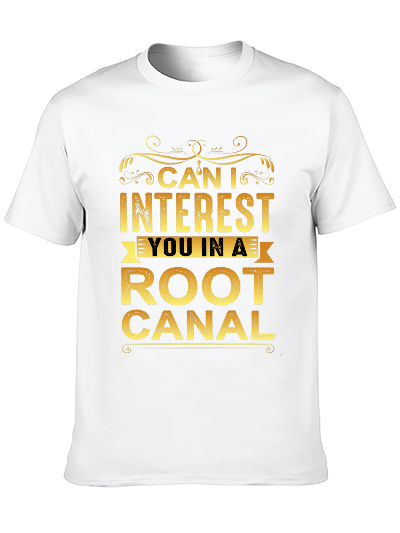 Black Funny Root Canal T-Shirt view 10