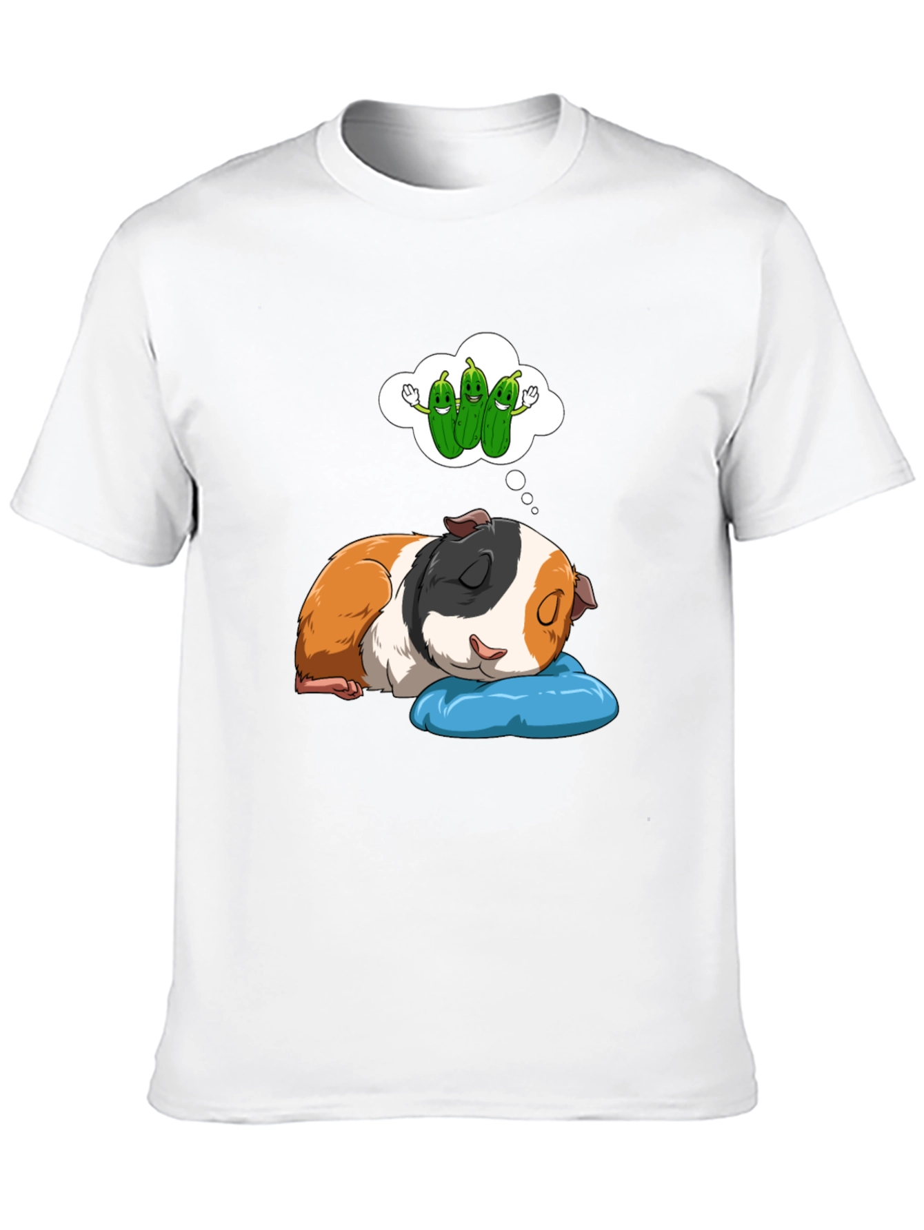 Black Dreaming Guinea Pig T-Shirt - Cute Pet Lover Tee view 10