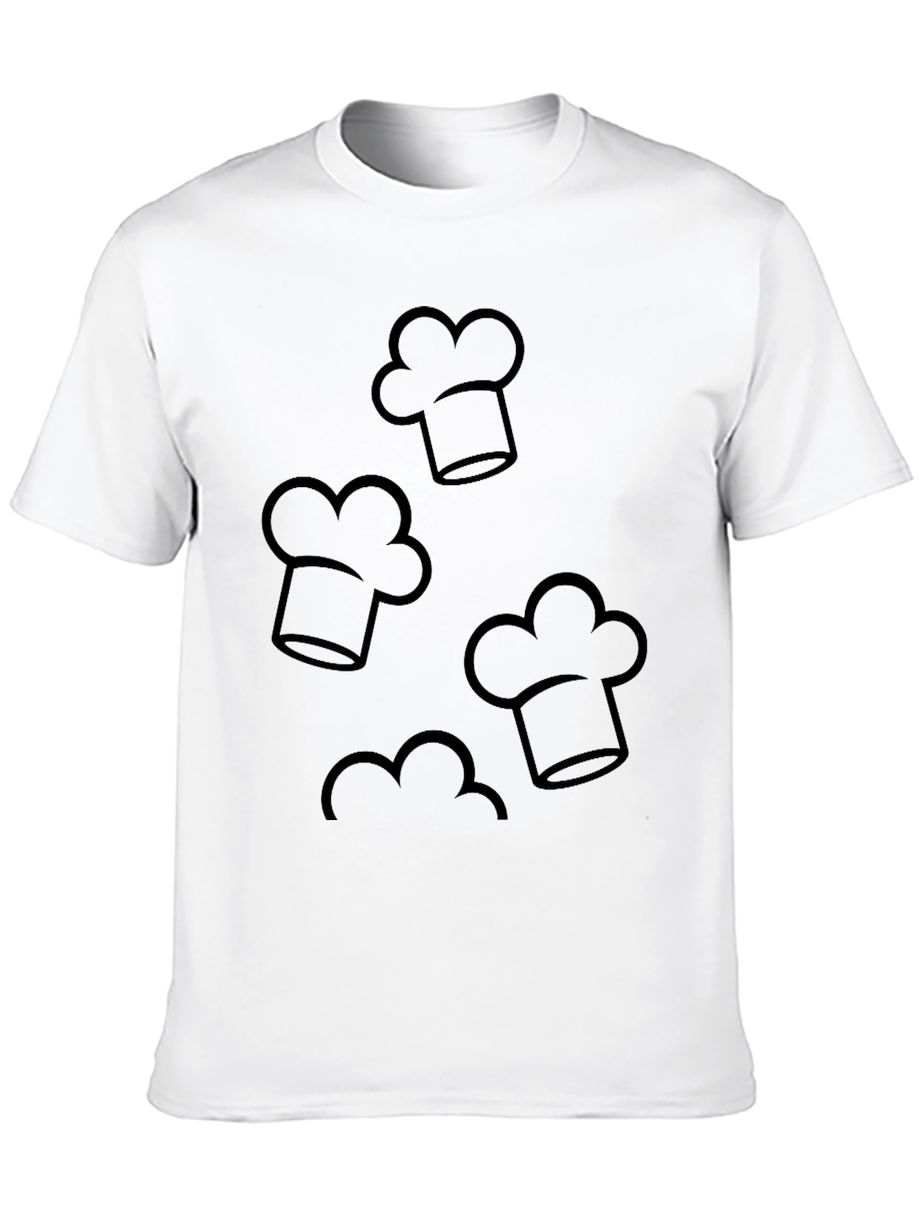 Black Chef Hats Black T-Shirt view 10