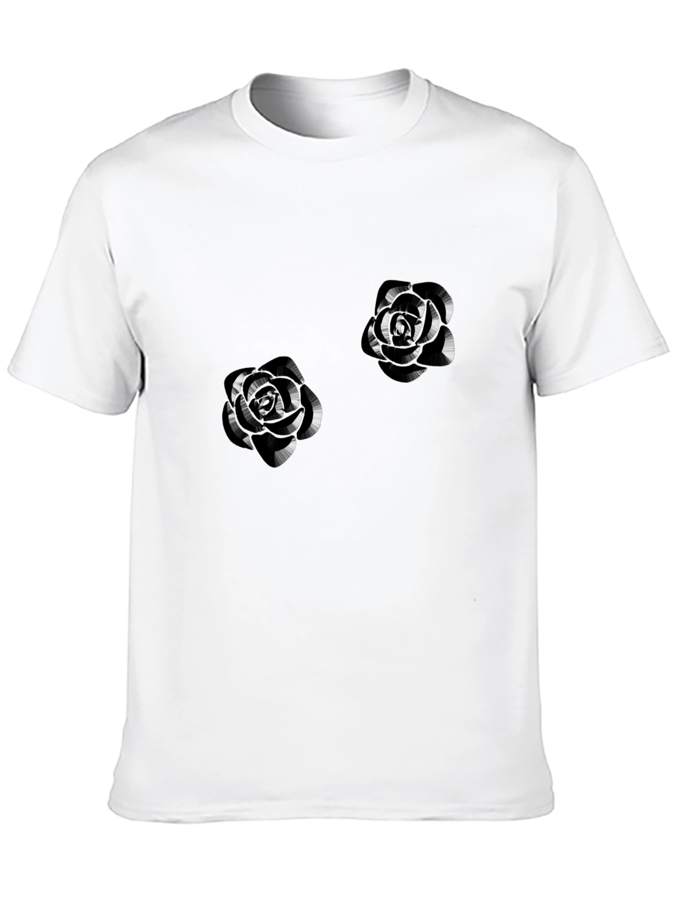 Black Rose Graphic Tee - Modern Style - 10
