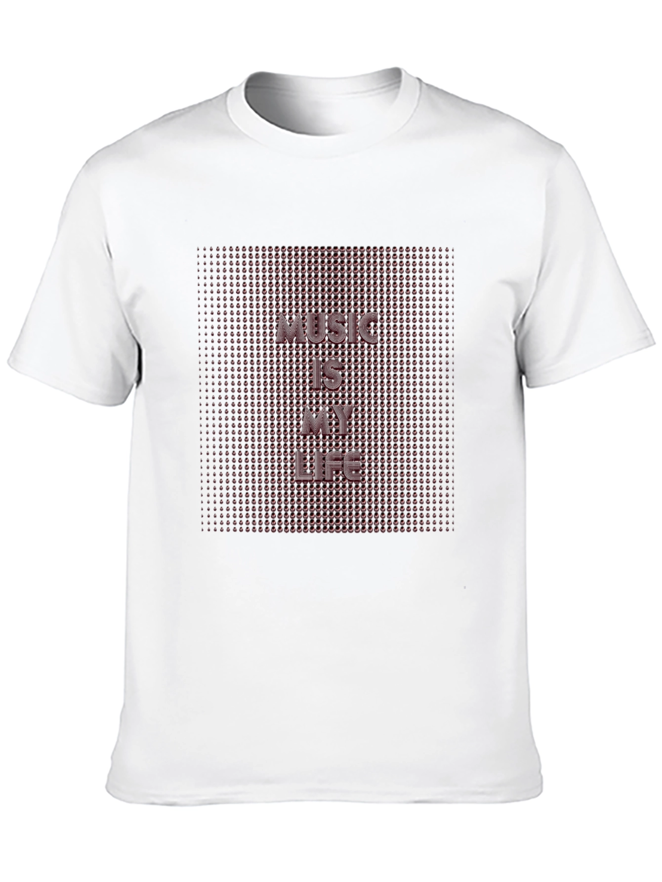 Black Music Is My Life Black Graphic T-Shirt view 10