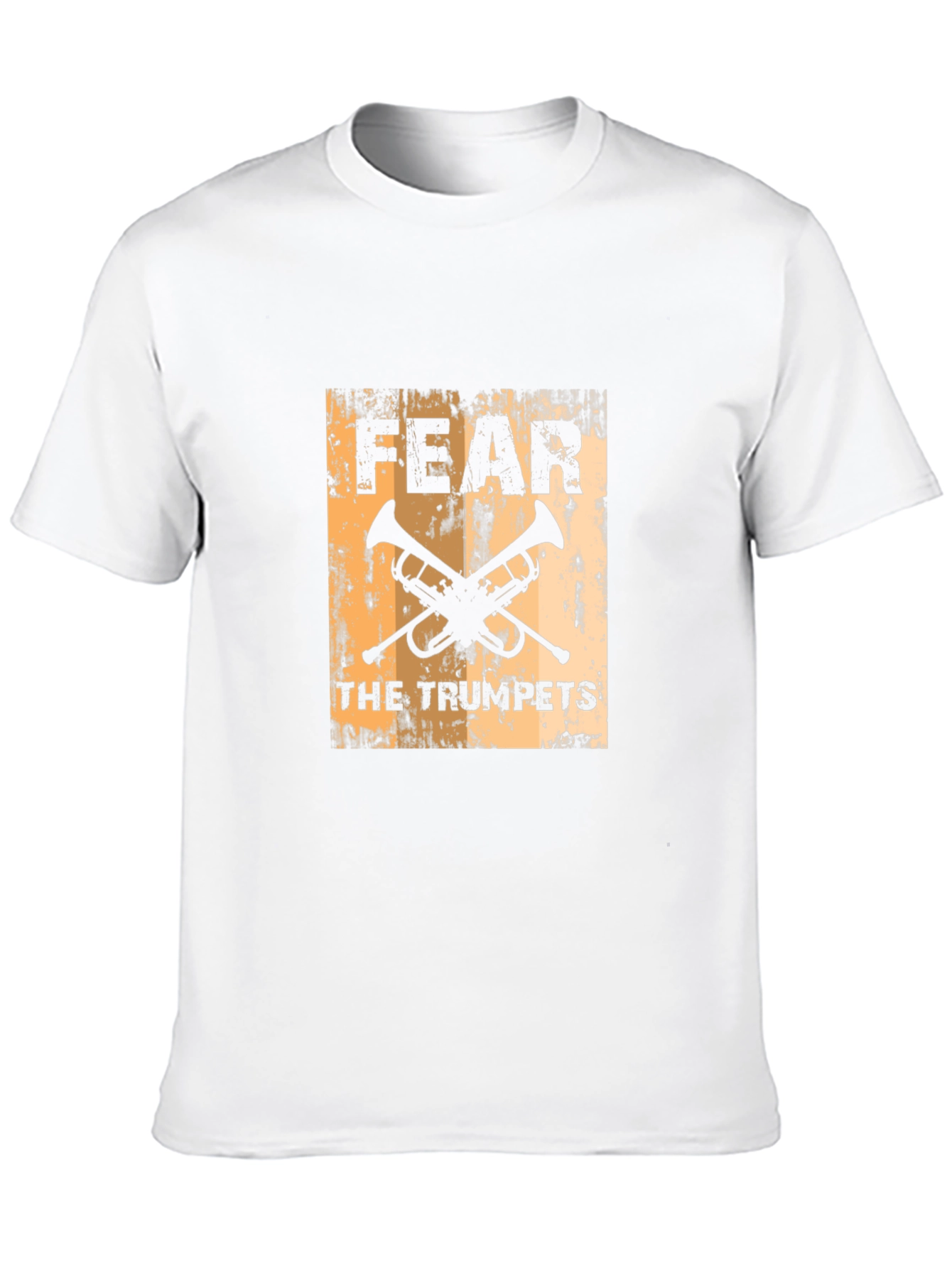 Black Fear the Trumpets Black Graphic Tee view 10