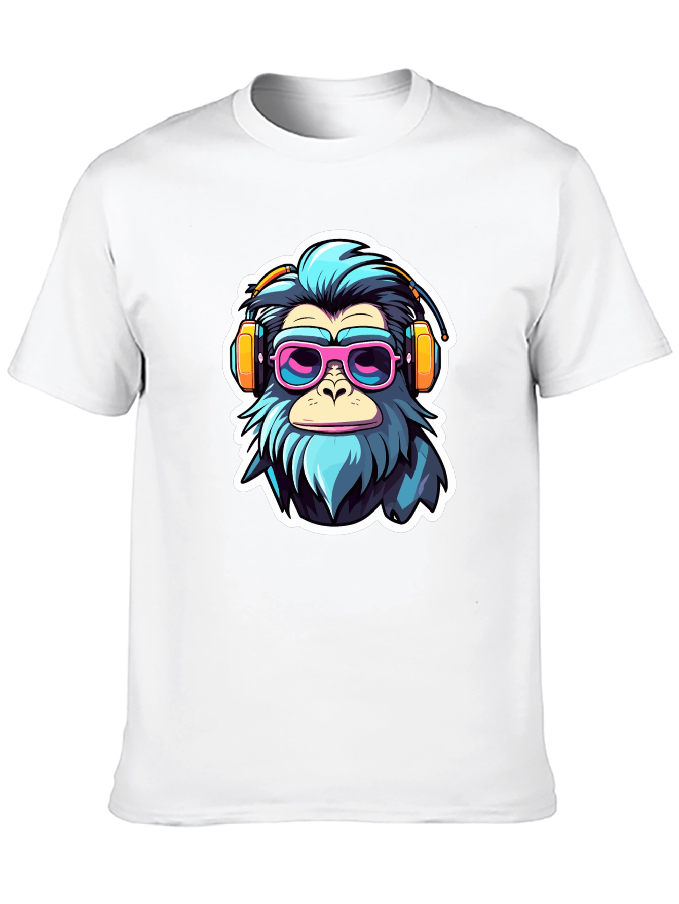 Black Funky Ape Graphic Tee view 10