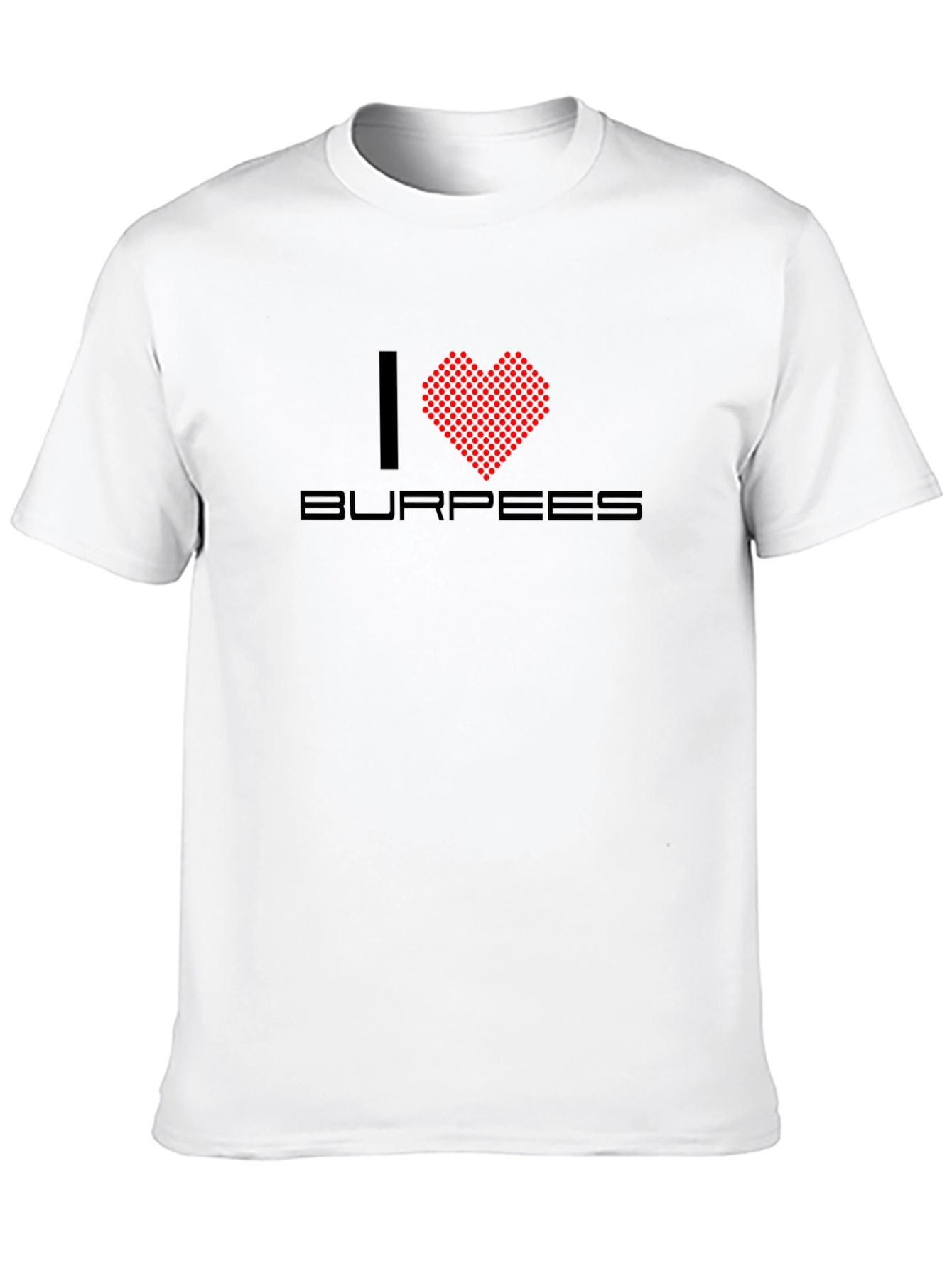 Black I Heart Burpees Black T-Shirt view 10