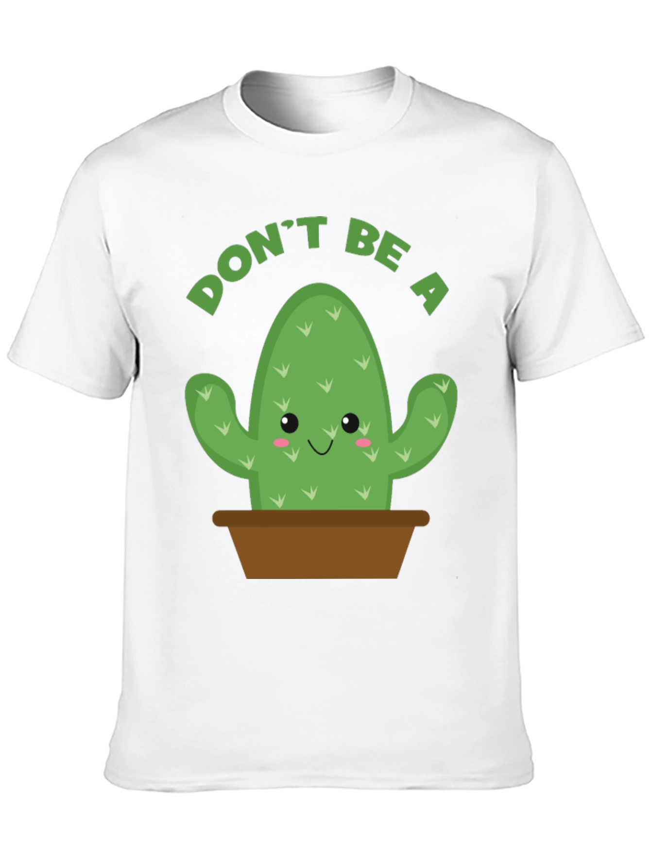 Black Don't Be A Prick T-Shirt - Cactus Graphic Tee view 10