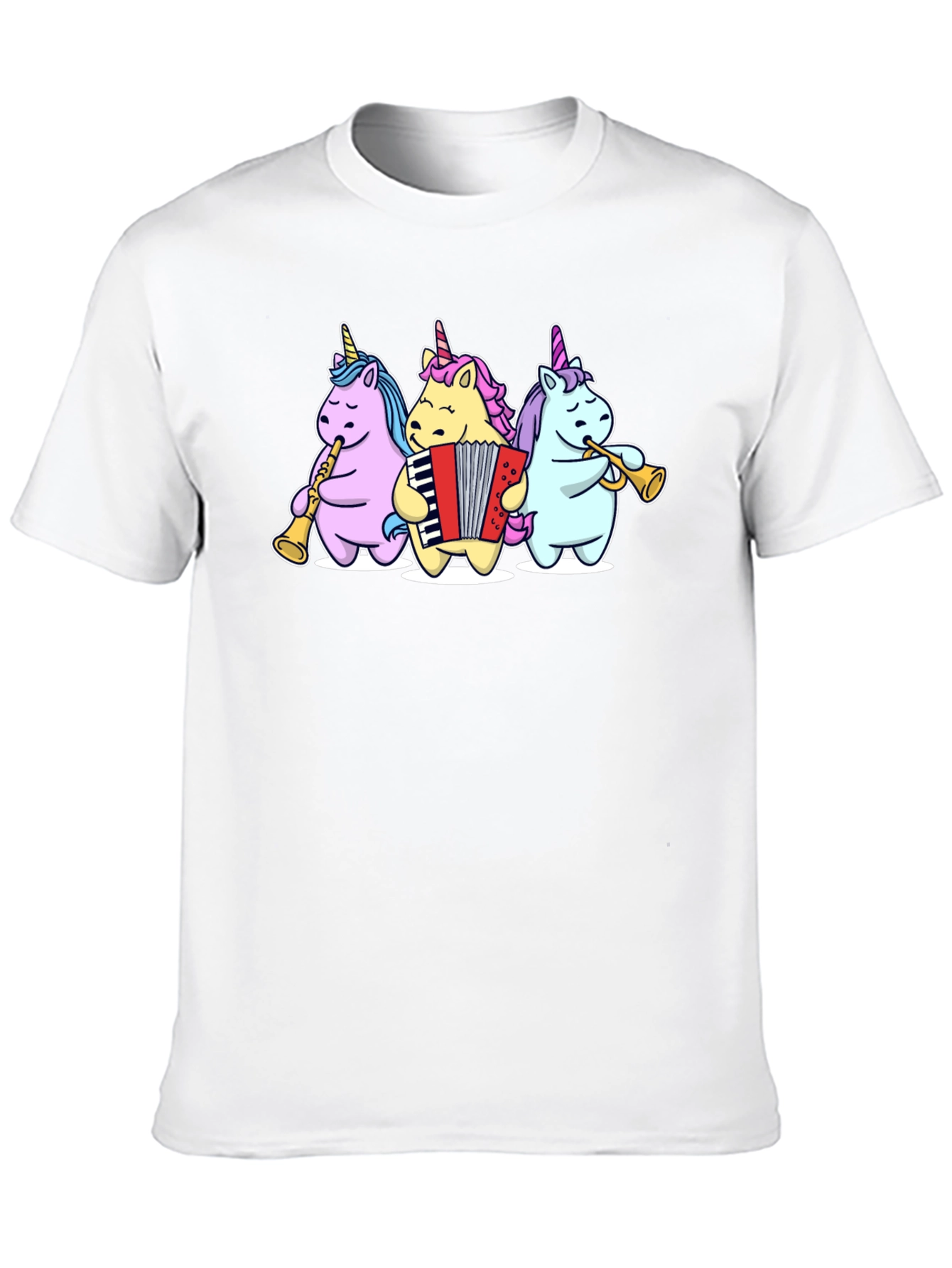 Black Unicorn Band T-Shirt - Novelty Music Tee view 10