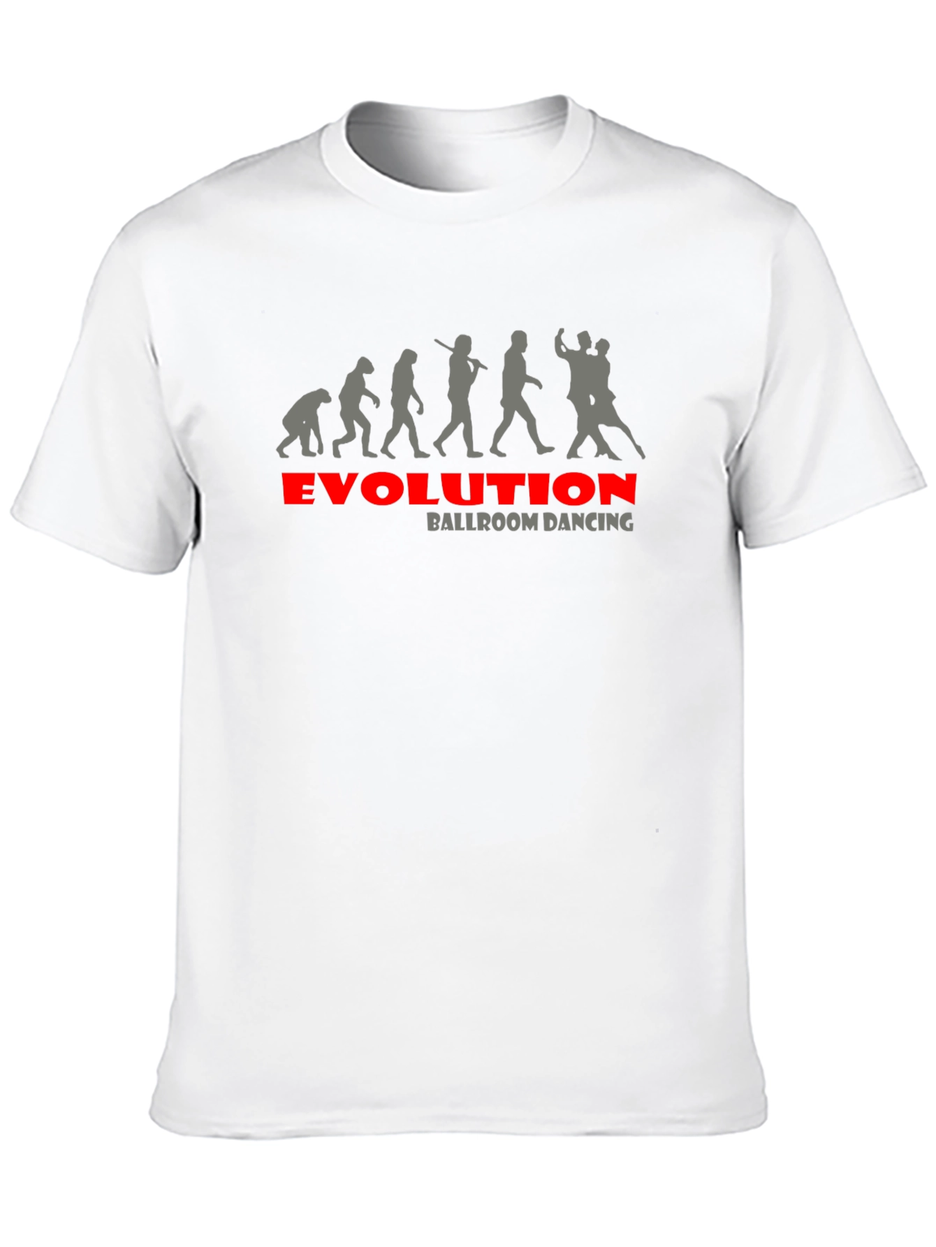 Black Evolution of Ballroom Dancing Graphic T-Shirt view 10