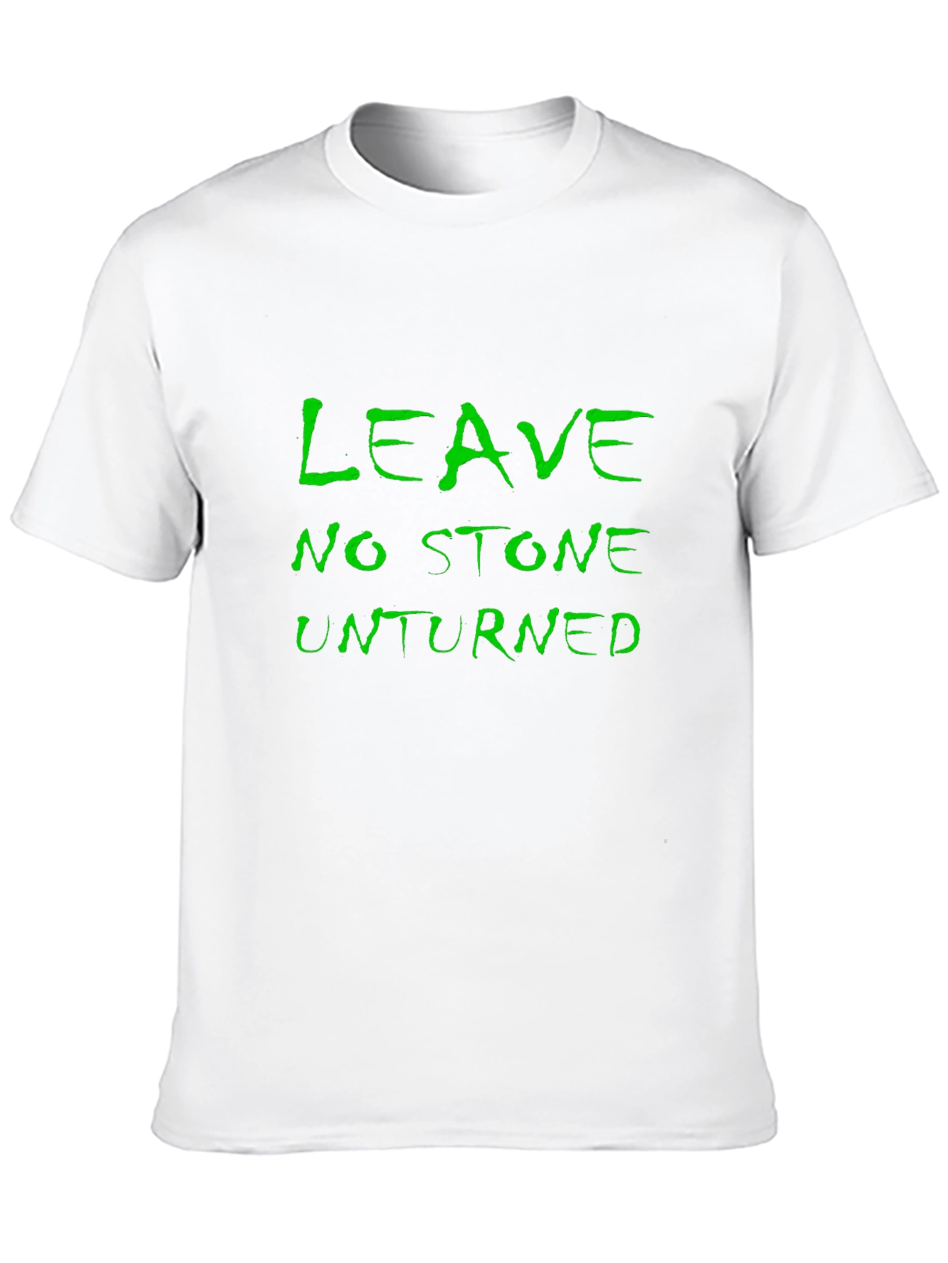 Black Leave No Stone Unturned Graphic Tee view 10
