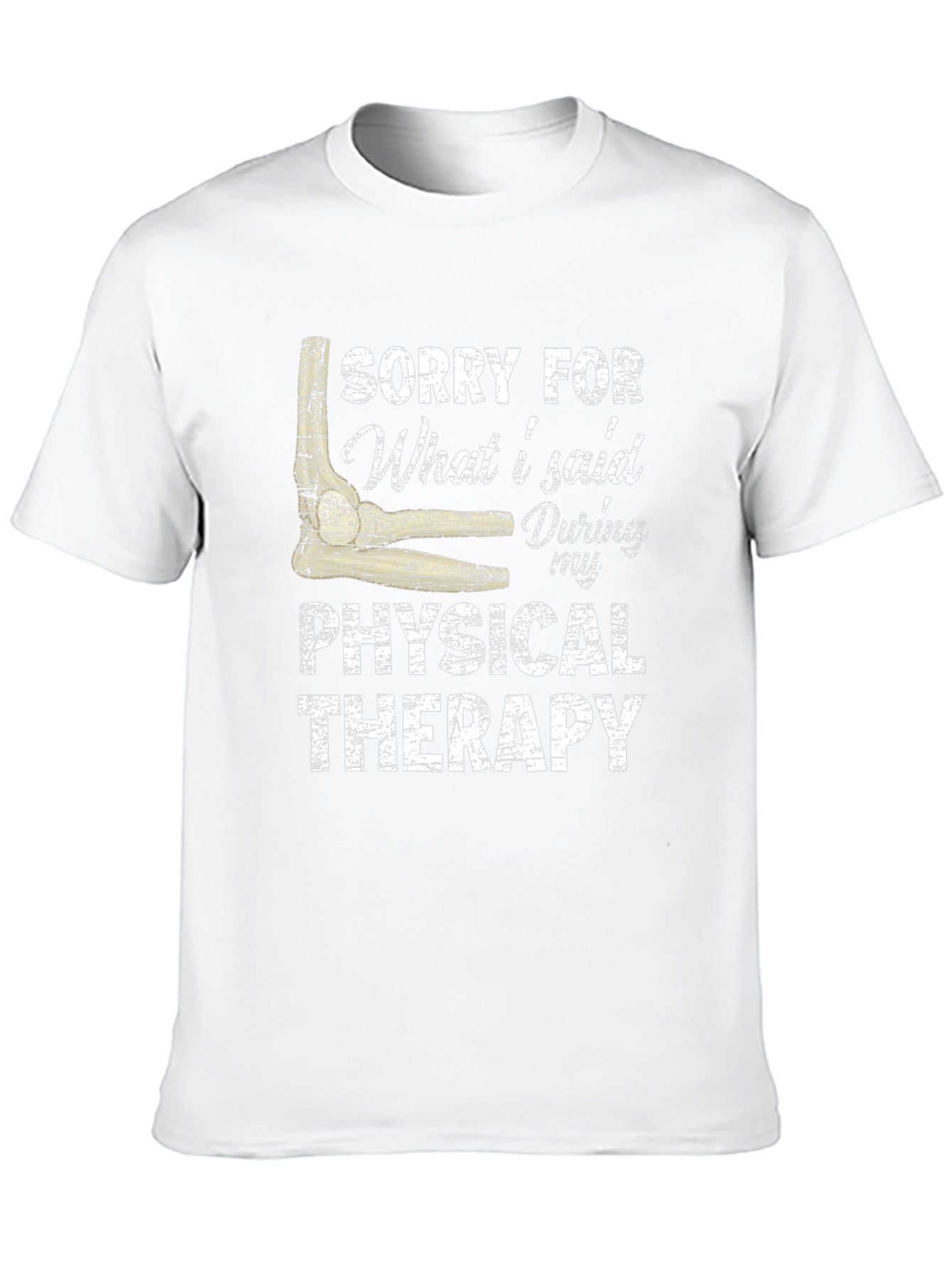 Black Sorry For What I Said During Physical Therapy T-Shirt view 10