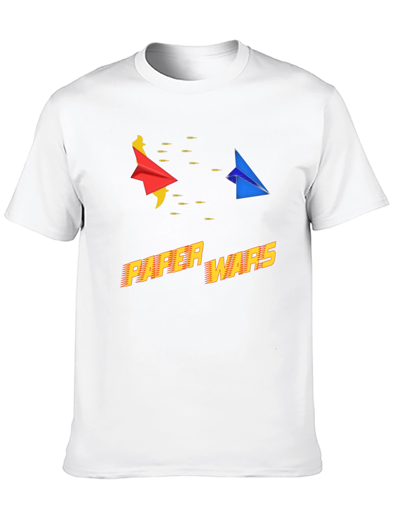 Black Paper Wars Graphic Tee - Retro Style view 10