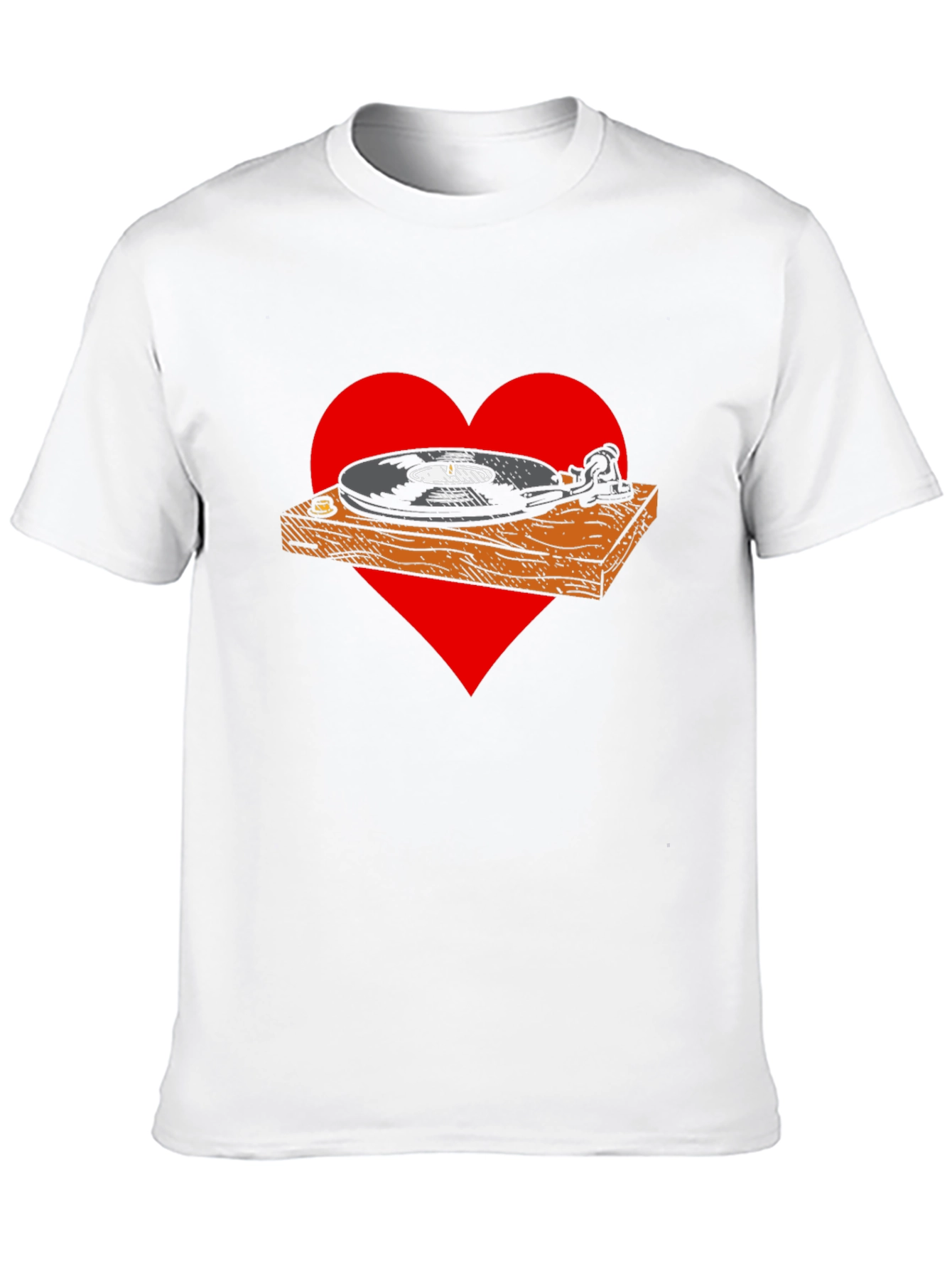 Black Vinyl Love T-Shirt - Music Lover's Tee view 10