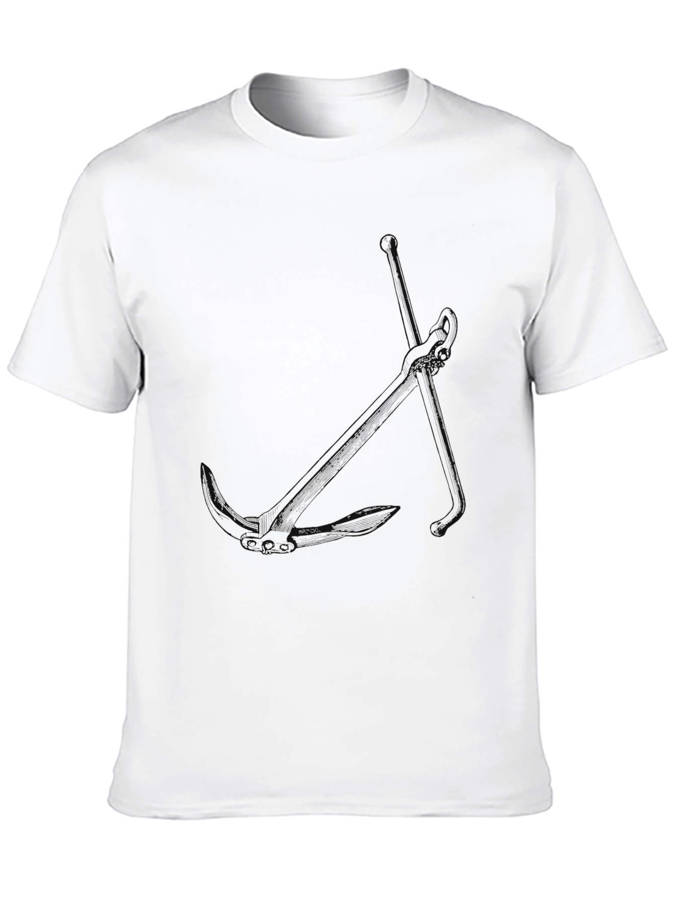 Black Classic Black Cotton Blend Men's T-Shirt view 10