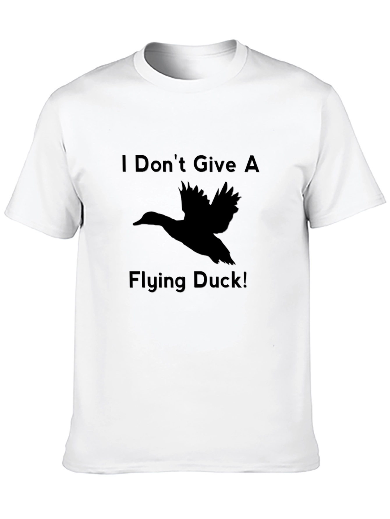 Black I Don't Give A Flying Duck Graphic Tee view 10