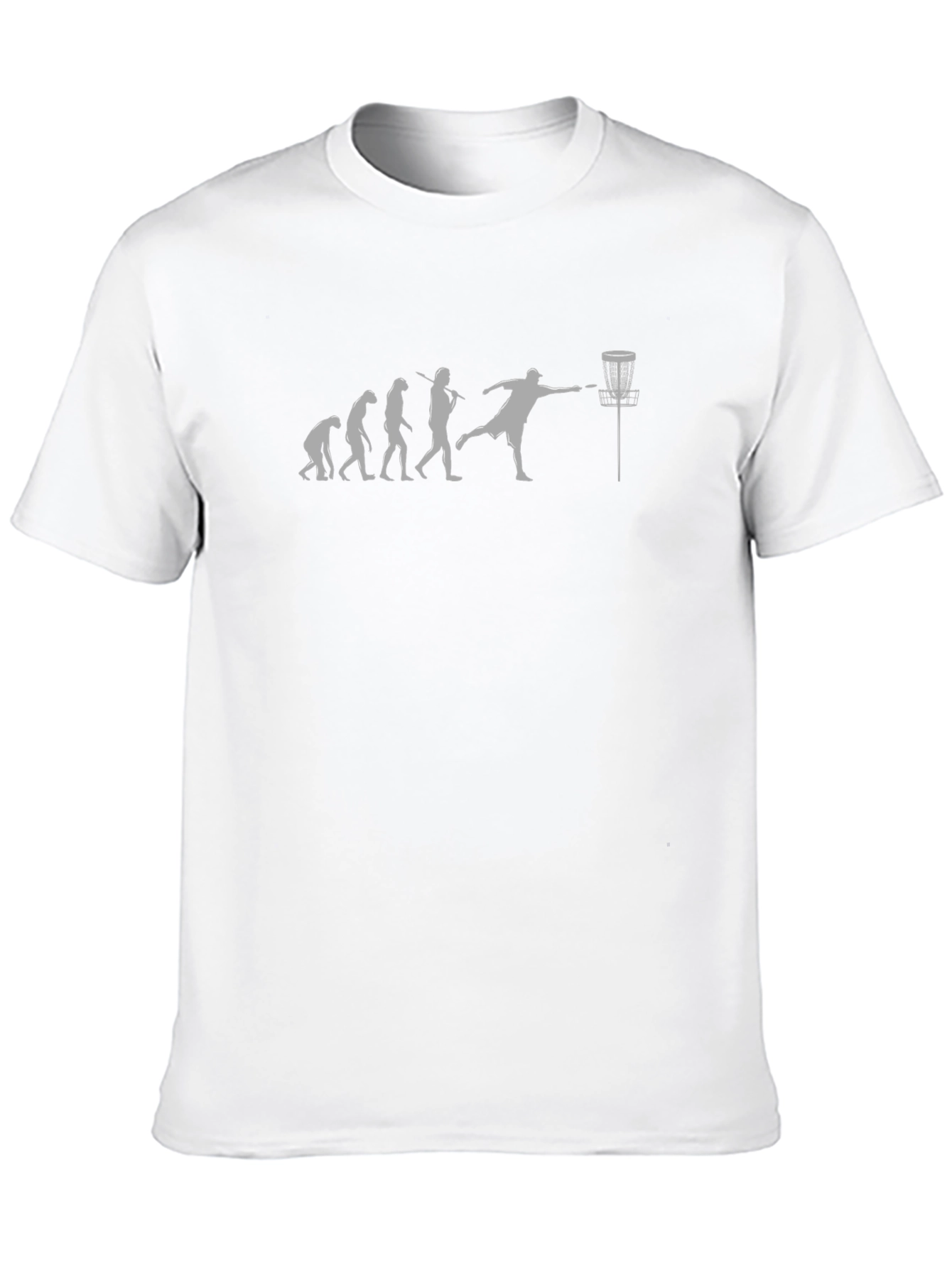 Black Disc Golf Evolution Black T-Shirt view 10