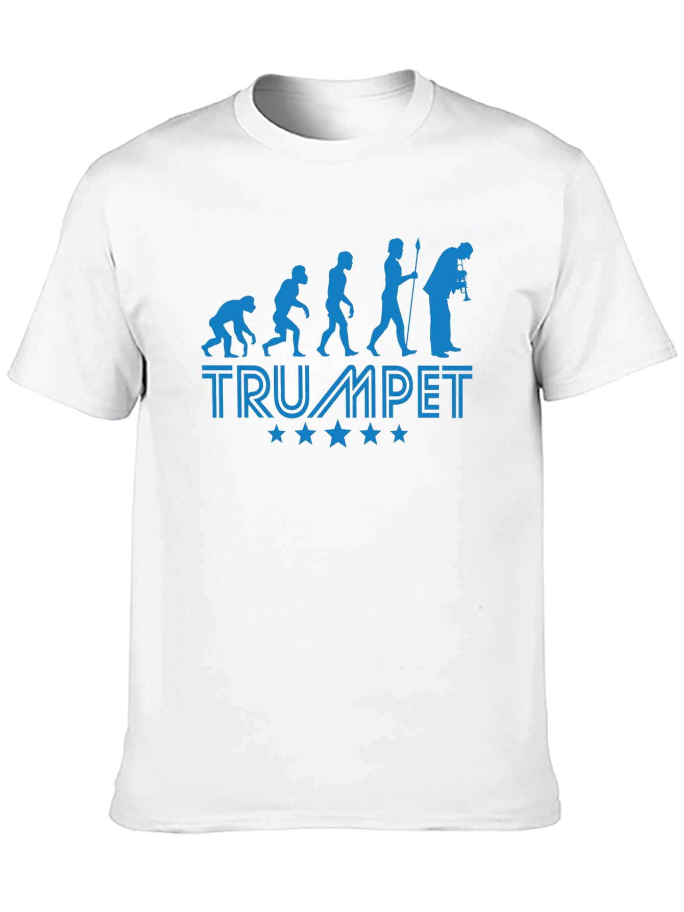 Black Trumpet Evolution T-Shirt - Musician Gift view 10