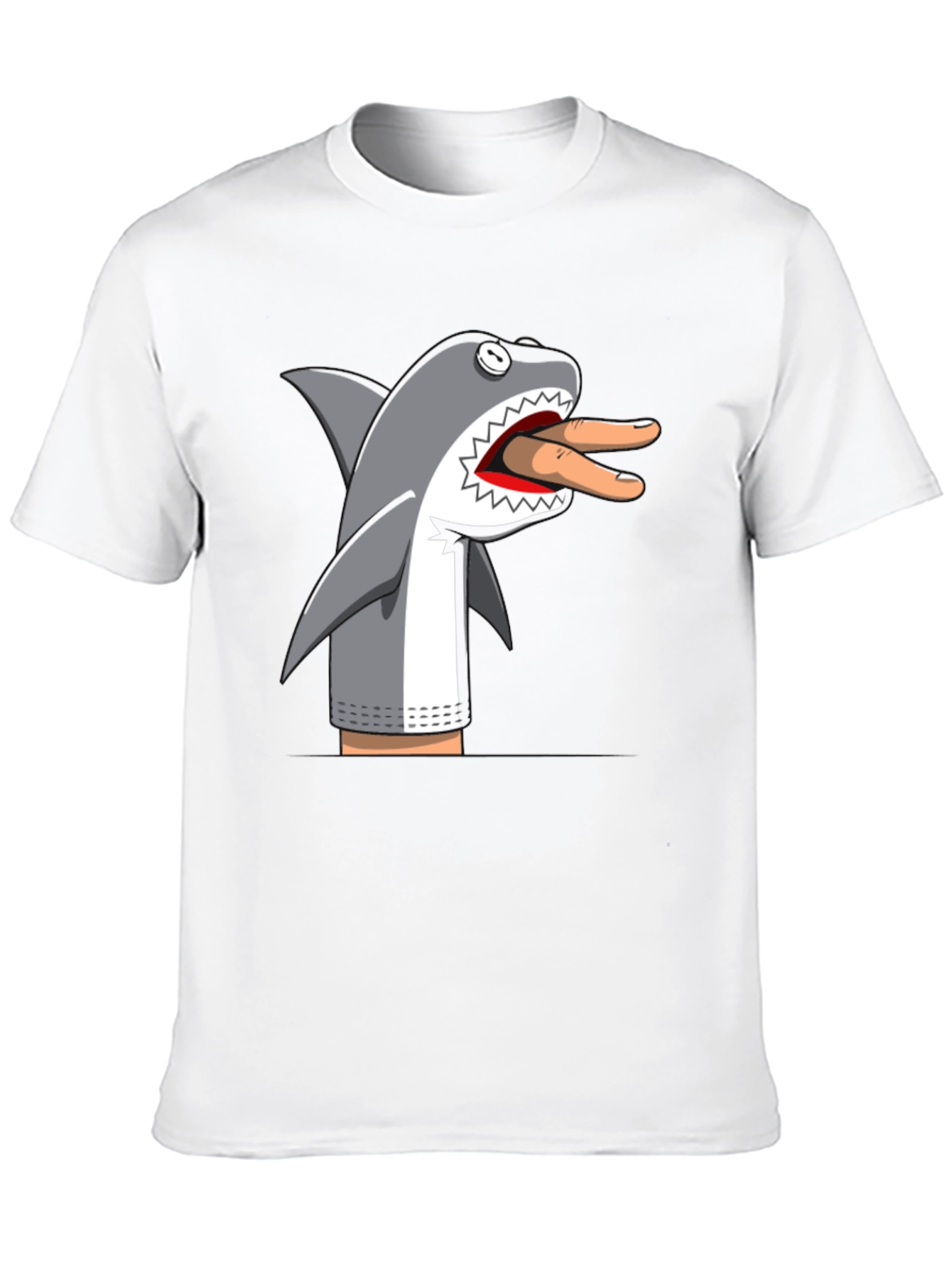 Black Shark Puppet Graphic T-Shirt view 10