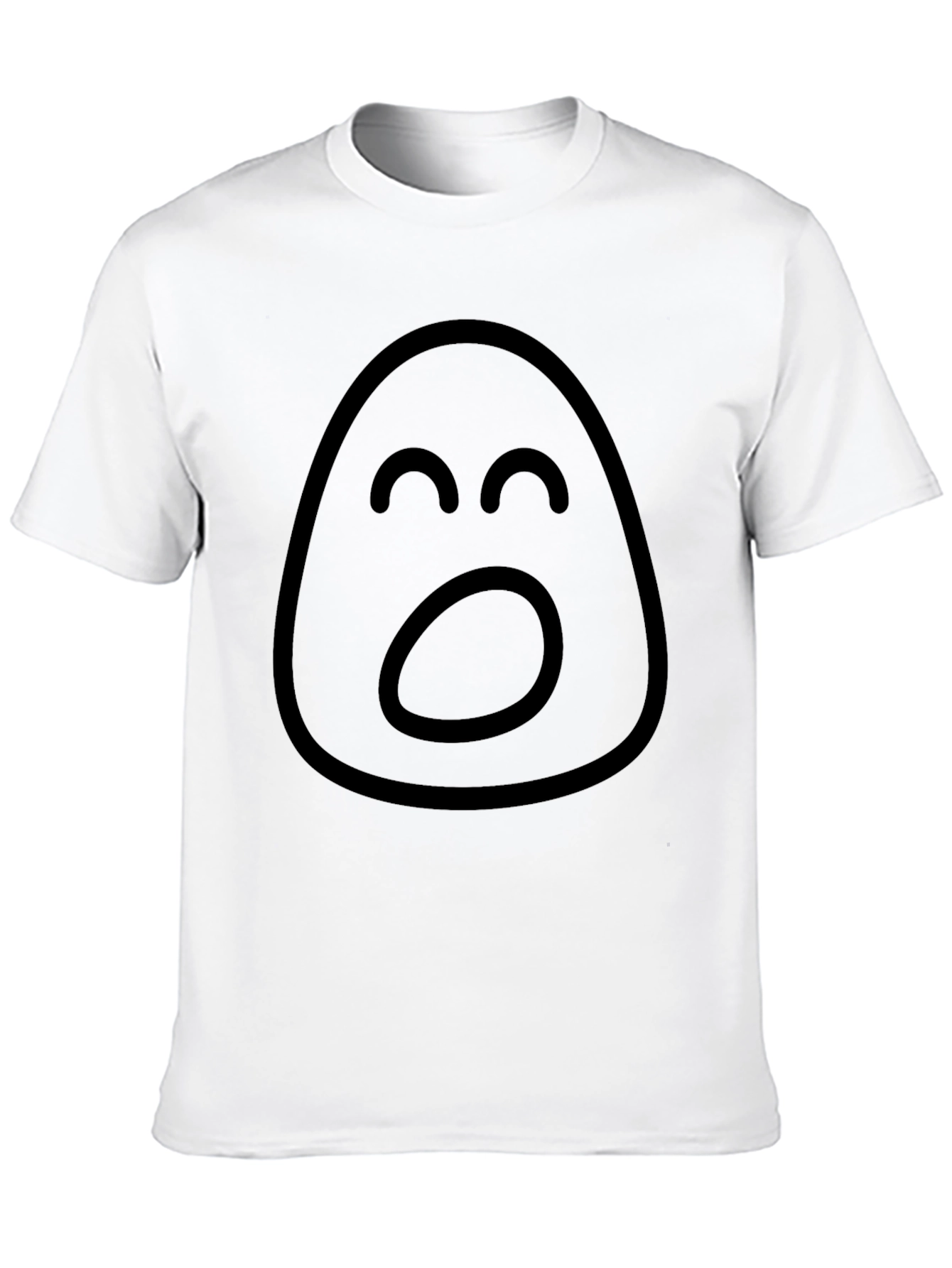Black Expressive Emoji Black T-Shirt view 10