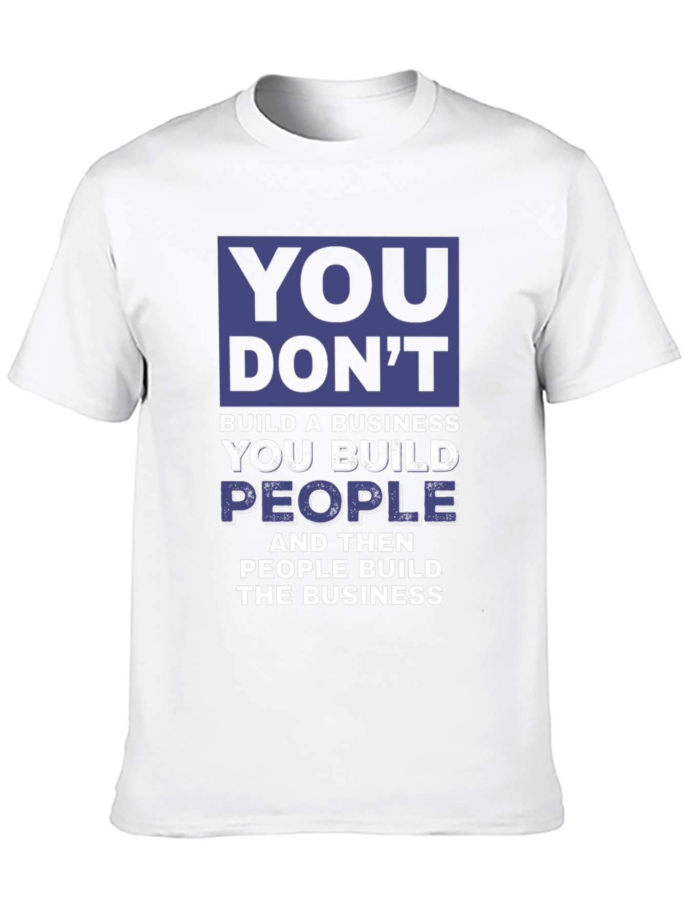 Black You Build People T-Shirt view 10