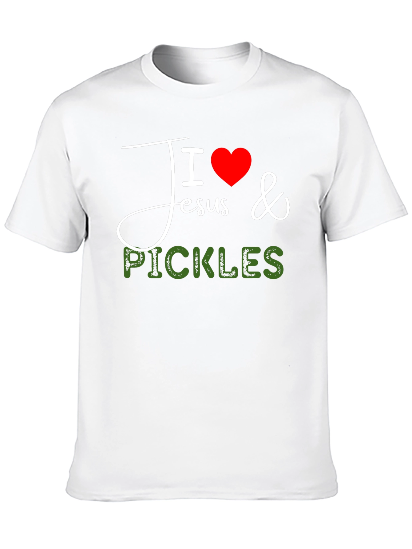 Black I Love Jesus & Pickles Graphic T-Shirt view 10