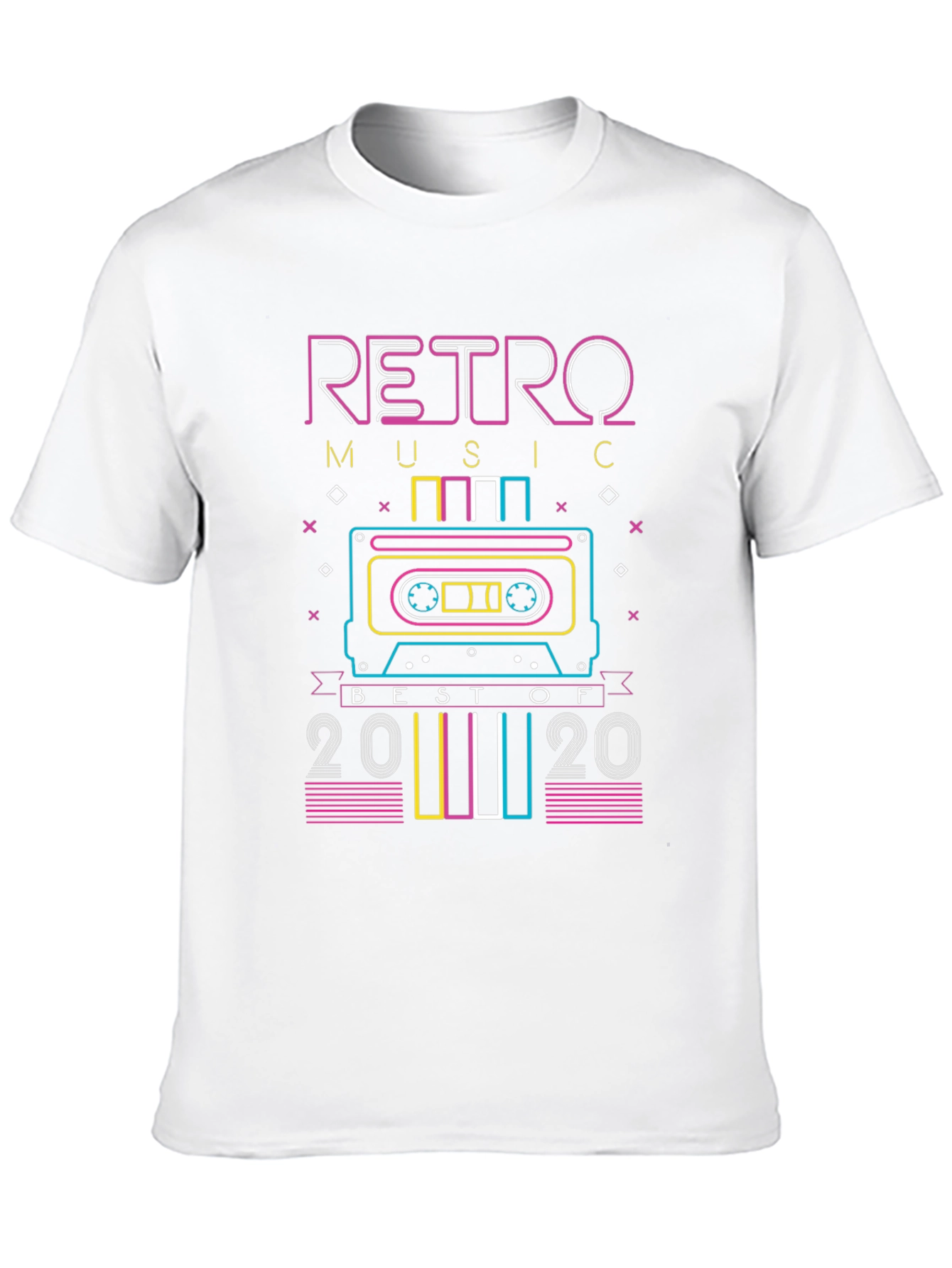 Black Retro Music Best of 2020 T-Shirt view 10