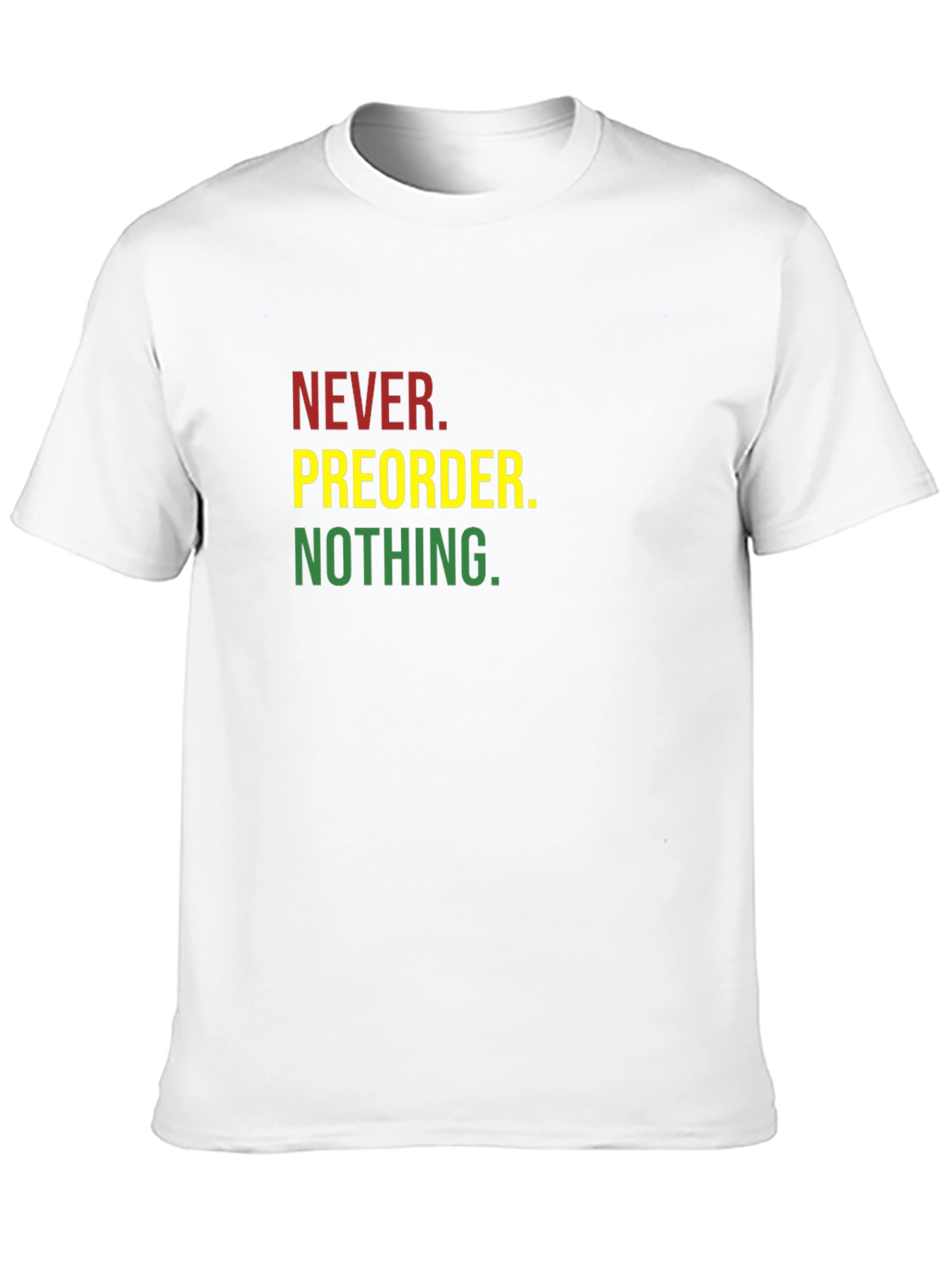 Black Never Preorder Nothing Graphic Tee view 10