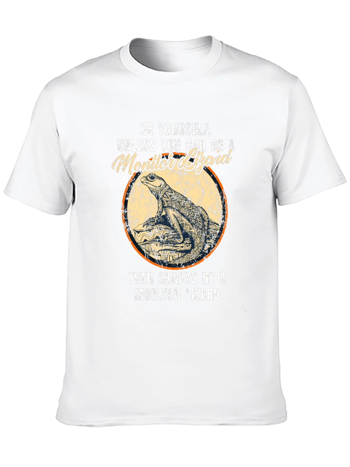 Black Monitor Lizard Graphic T-Shirt view 10