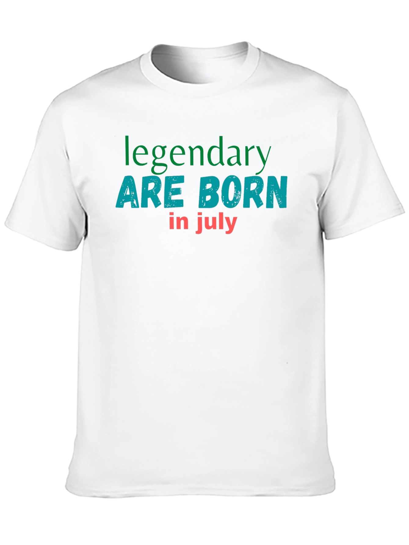 Black Legendary Born In July Graphic Tee - Soft Cotton Blend view 10