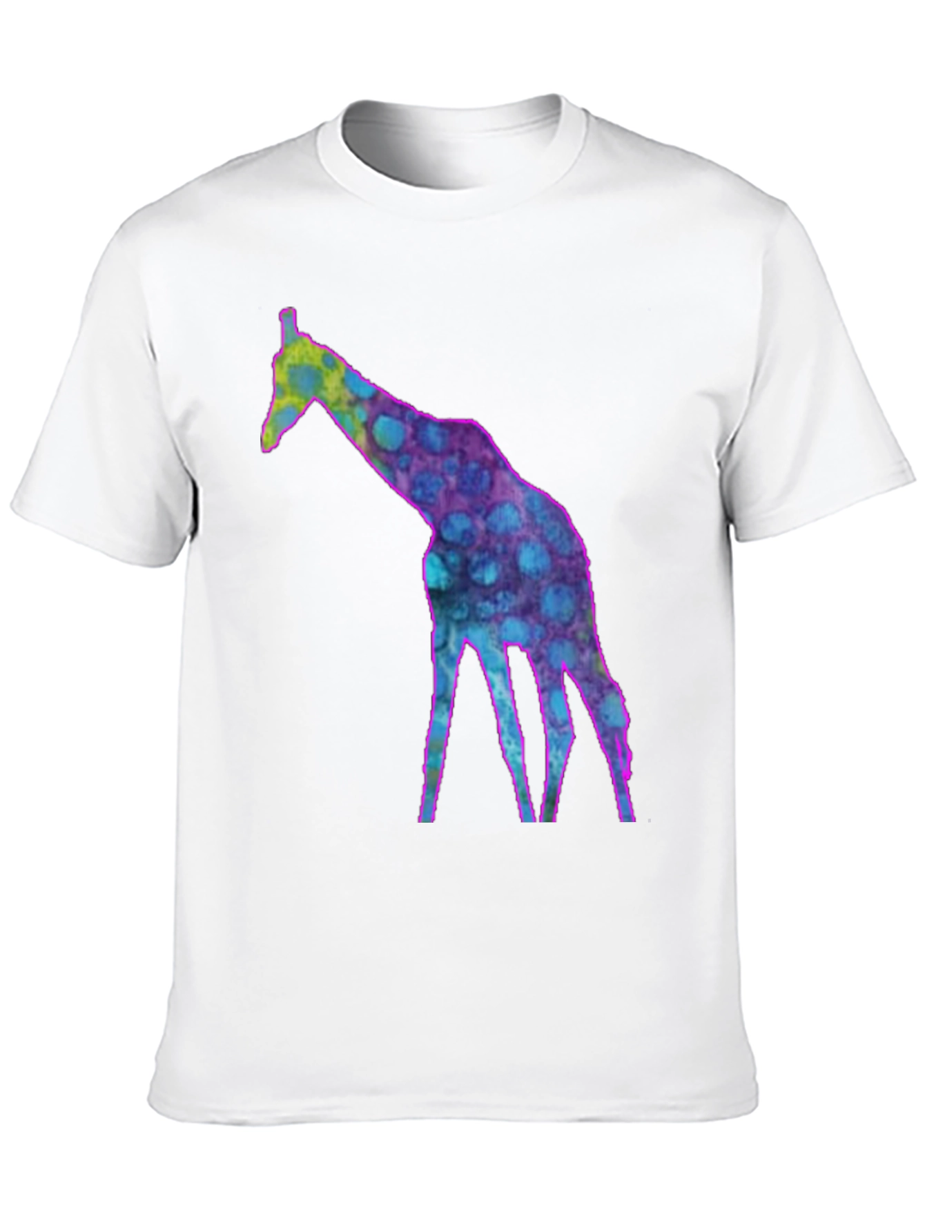 Black Cool Giraffe Graphic Tee - Funky Fashion T-Shirt view 10