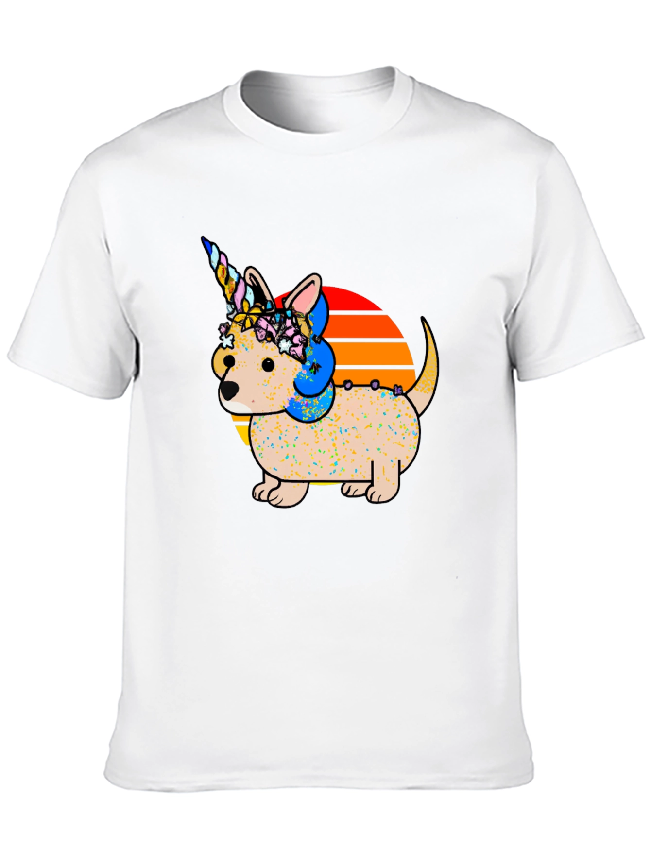 Unicorn Dog T-Shirt, Cute Pet Graphic Tee - 10
