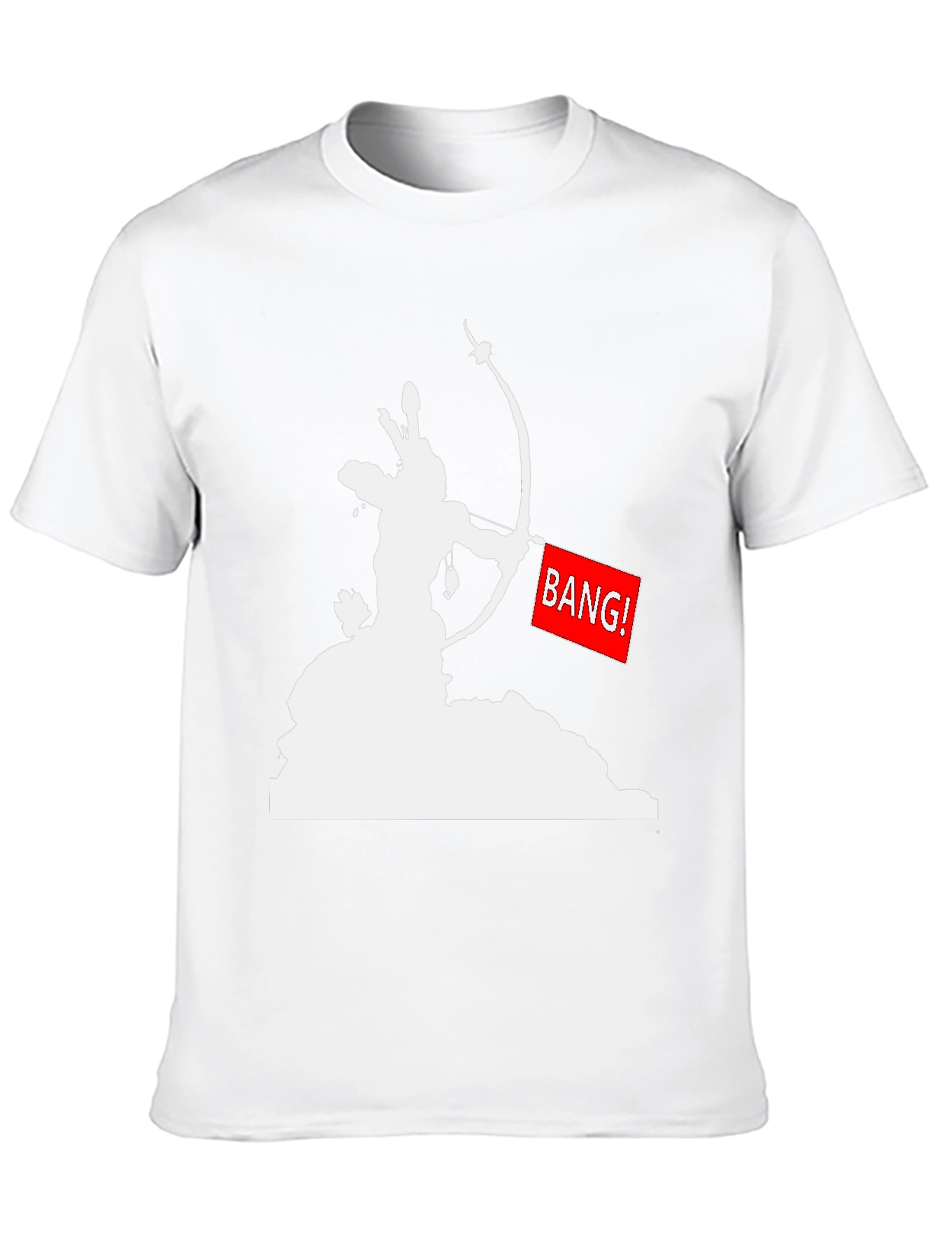 Black Bang! Native American Archer Graphic Tee view 10