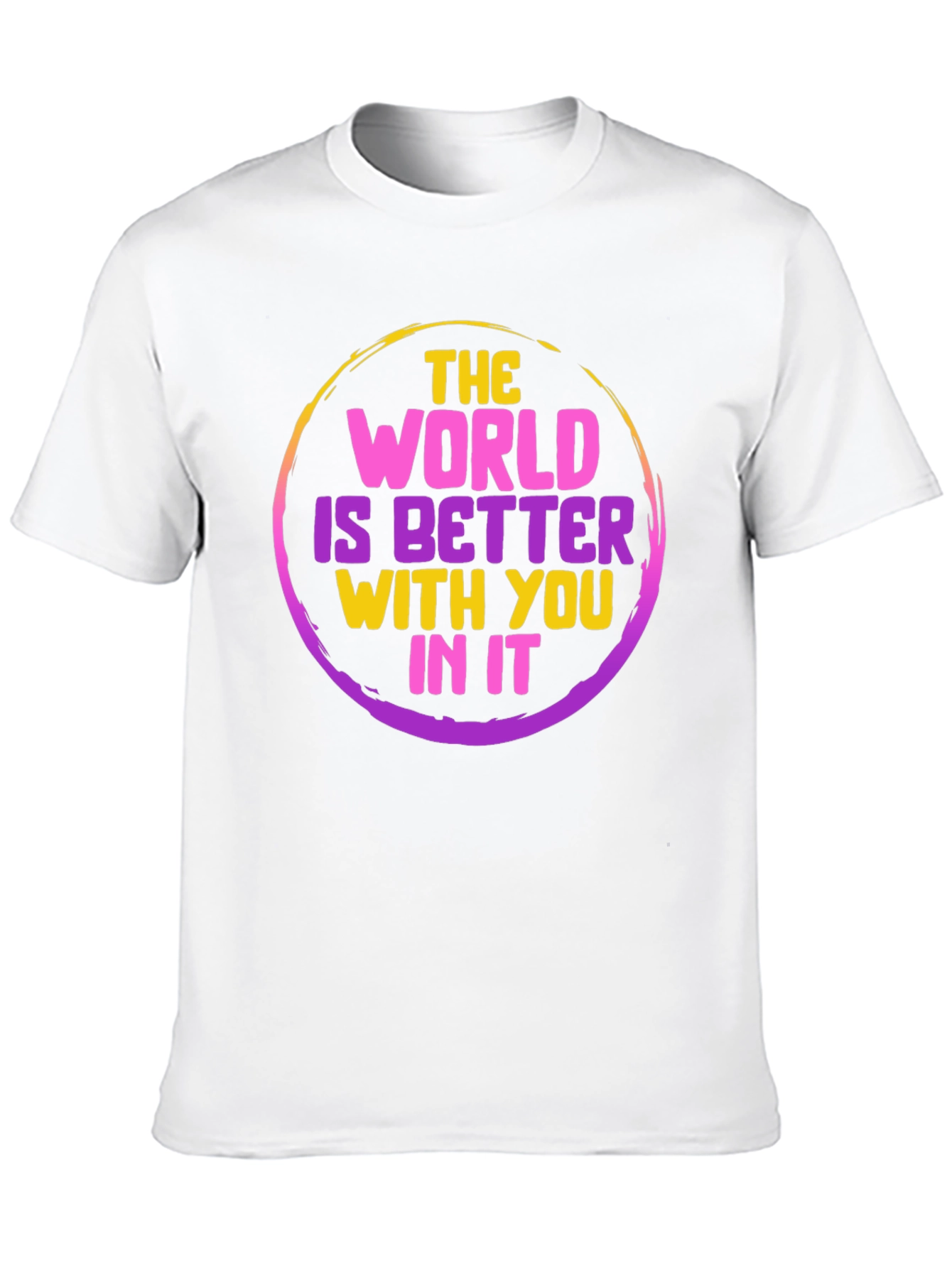 Black Inspirational "World is Better" Graphic Tee view 10