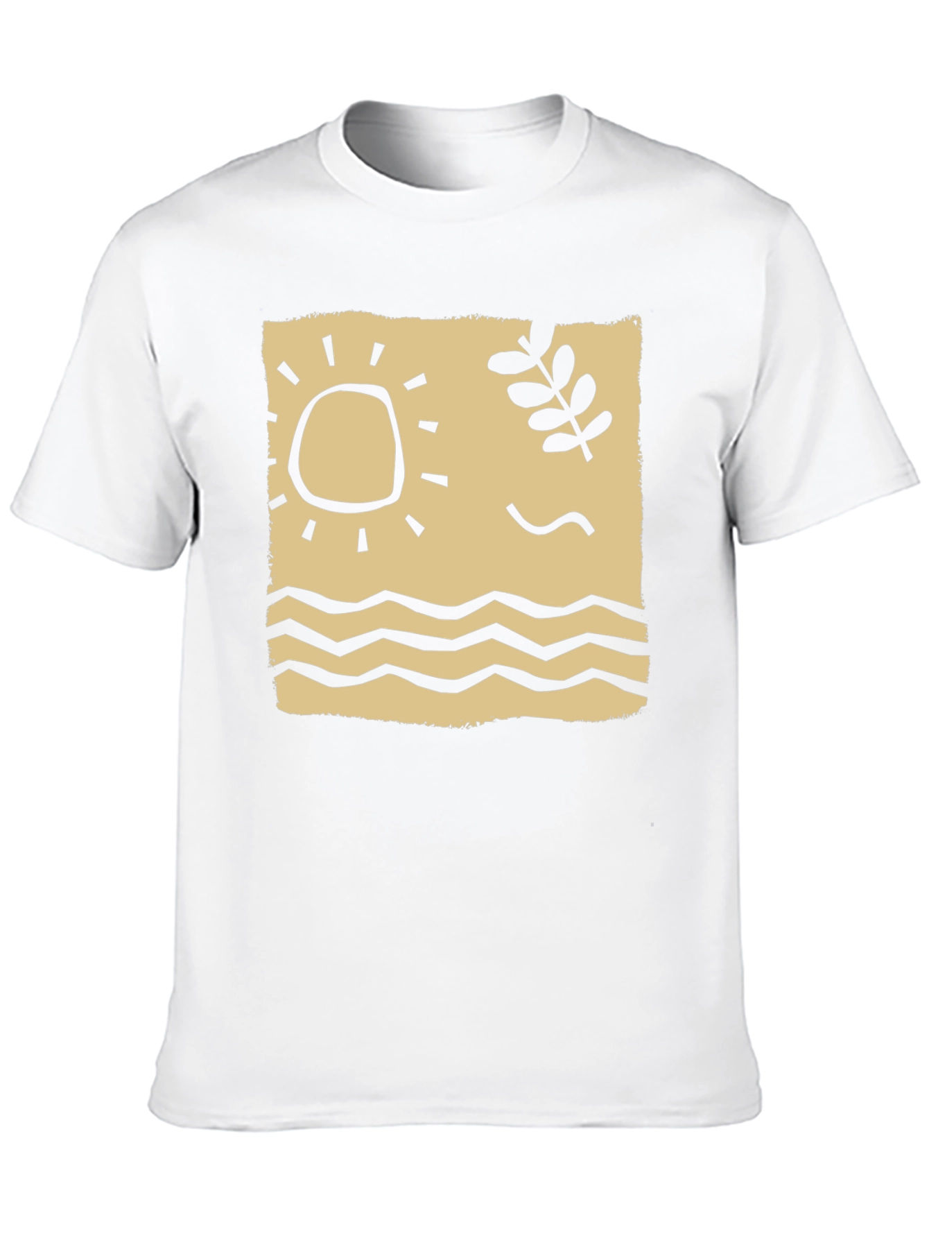 Black Retro Beach Graphic T-Shirt, Black view 10