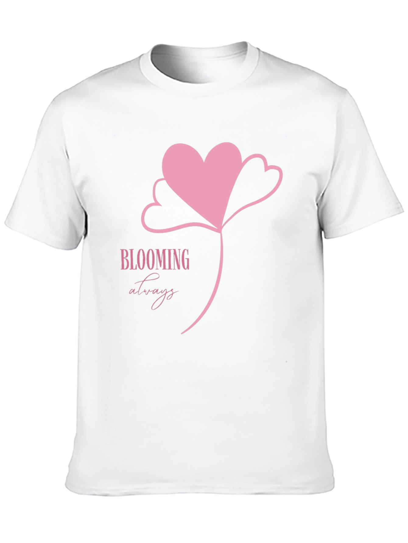 Black Blooming Always Black T-Shirt view 10
