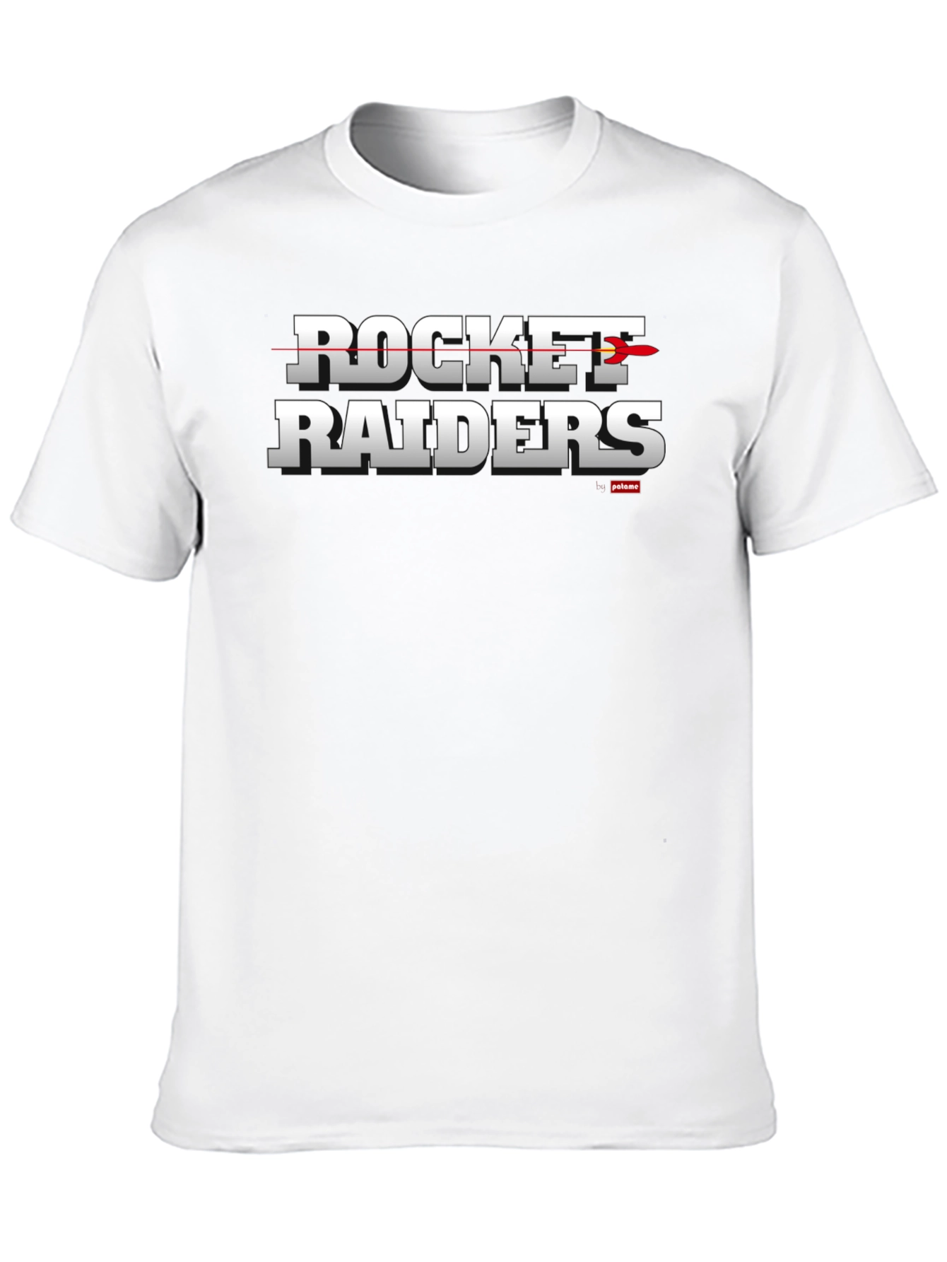 Rocket Raiders Black Cotton Graphic T-Shirt - 10