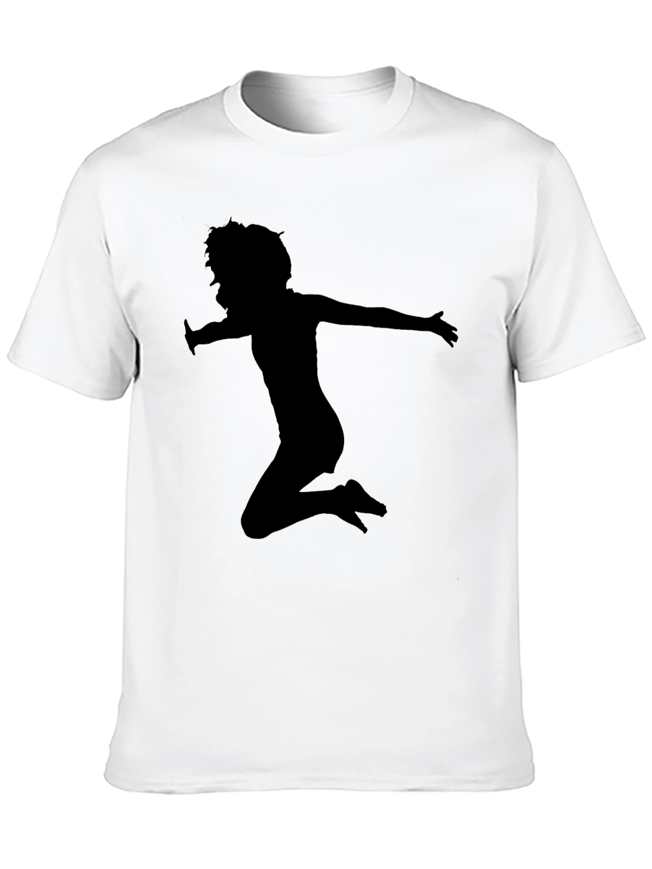 Black Silhouette Jump Black T-Shirt view 10