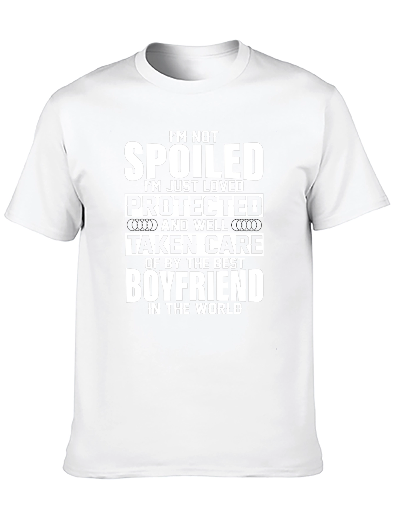 Black Boyfriend Spoiled Loved Protected T-Shirt view 10