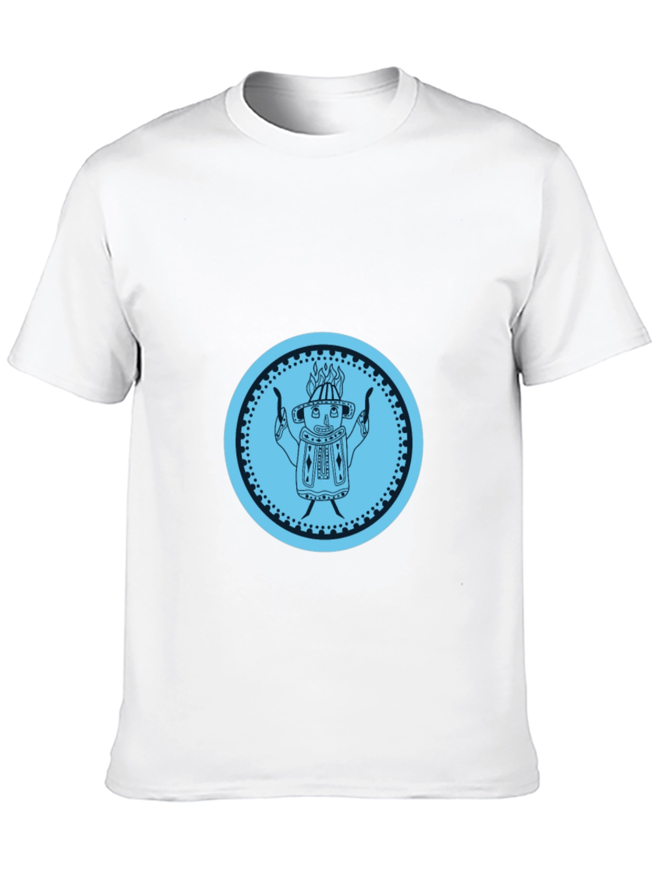 Black Unique Graphic Print Black T-Shirt view 10