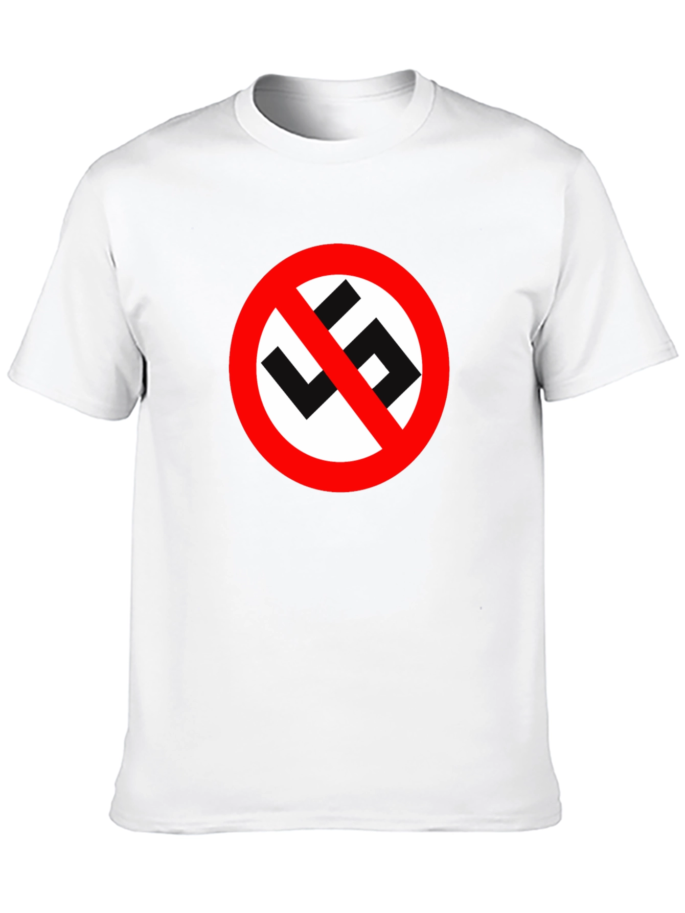 Anti-Hate Symbol Graphic Tee - Black - 10