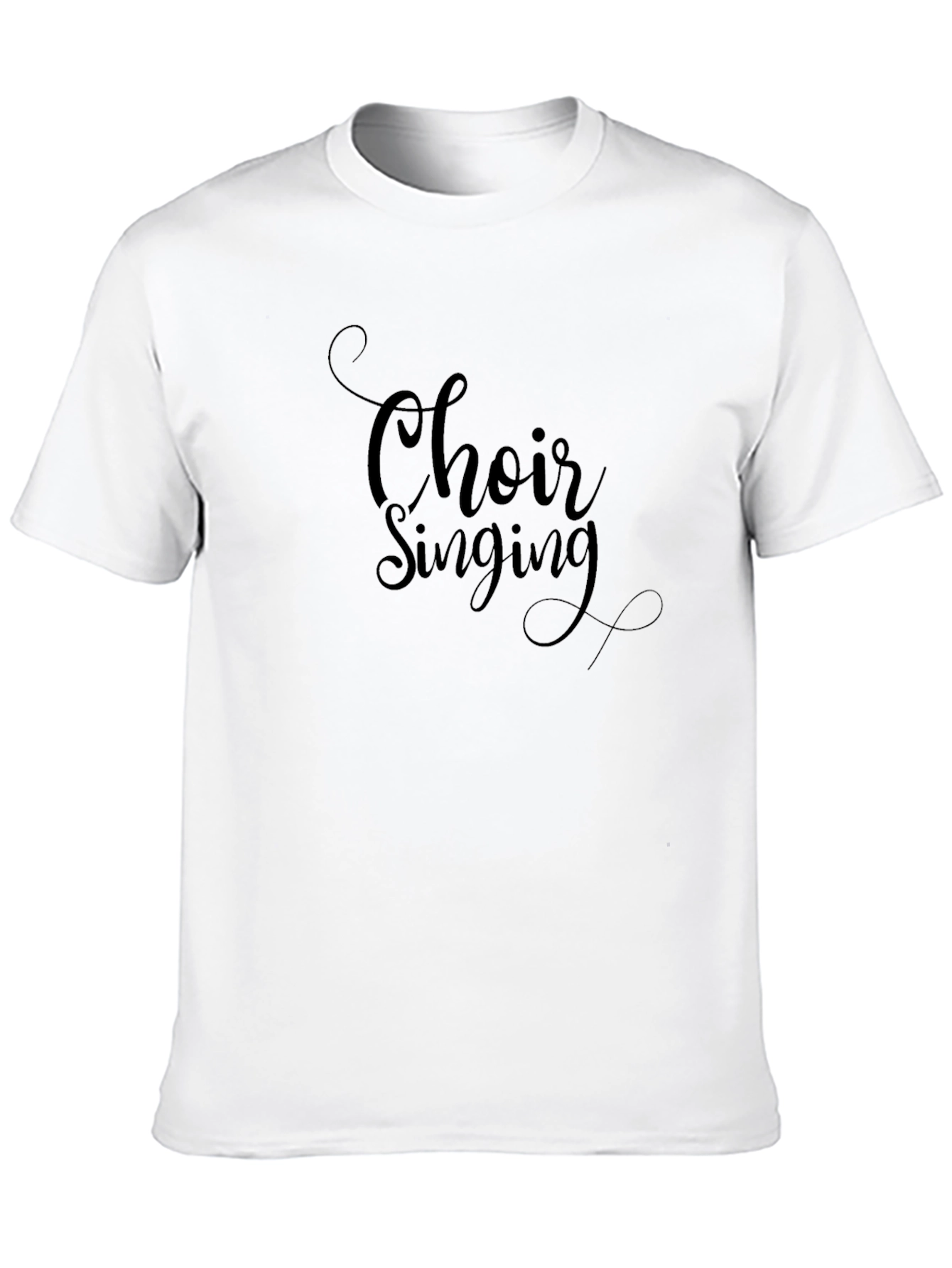 Black Choir Singing Black Graphic Tee Shirt view 10