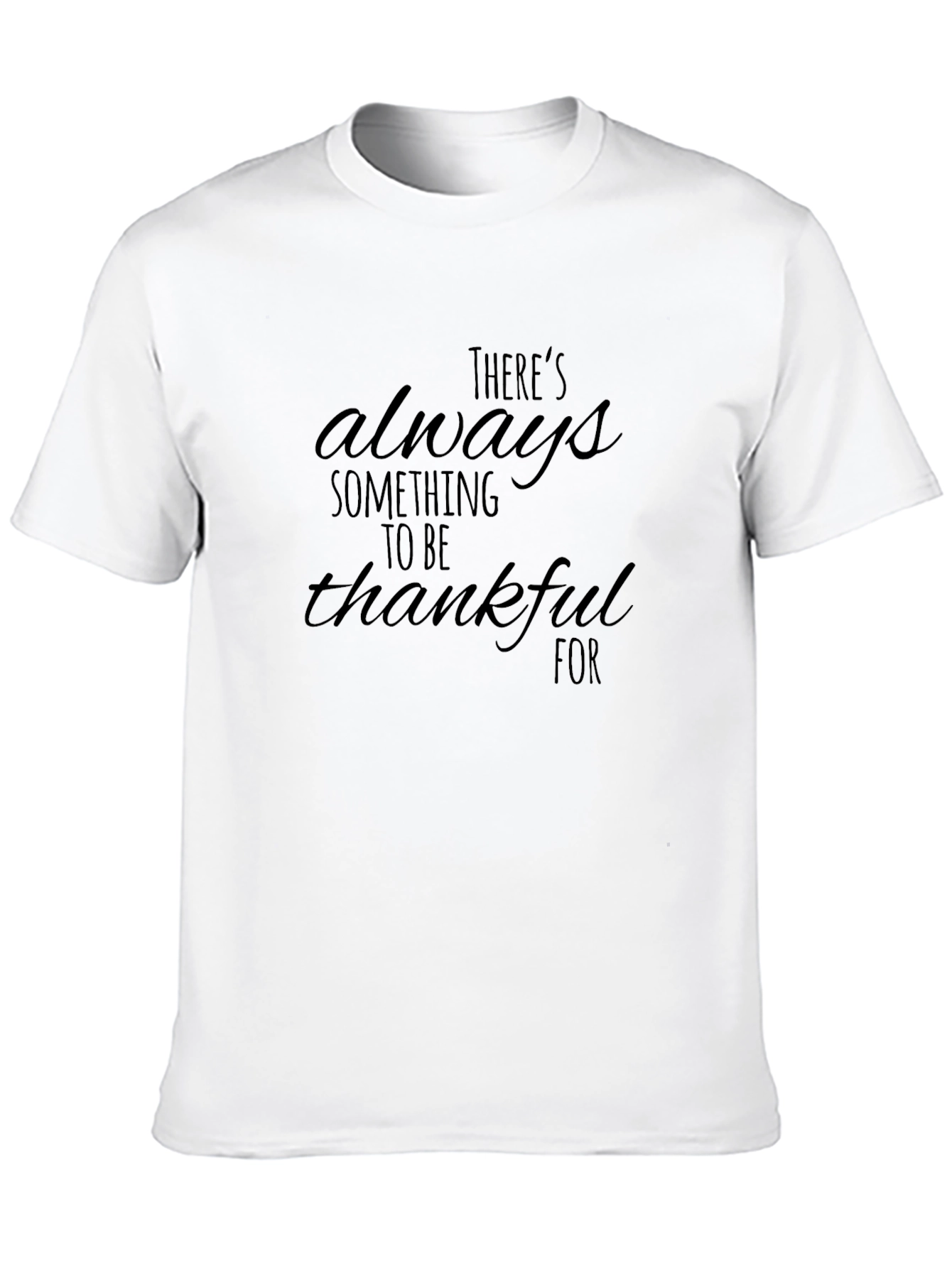 Black Thankful Graphic T-Shirt - Soft Cotton Tee view 10