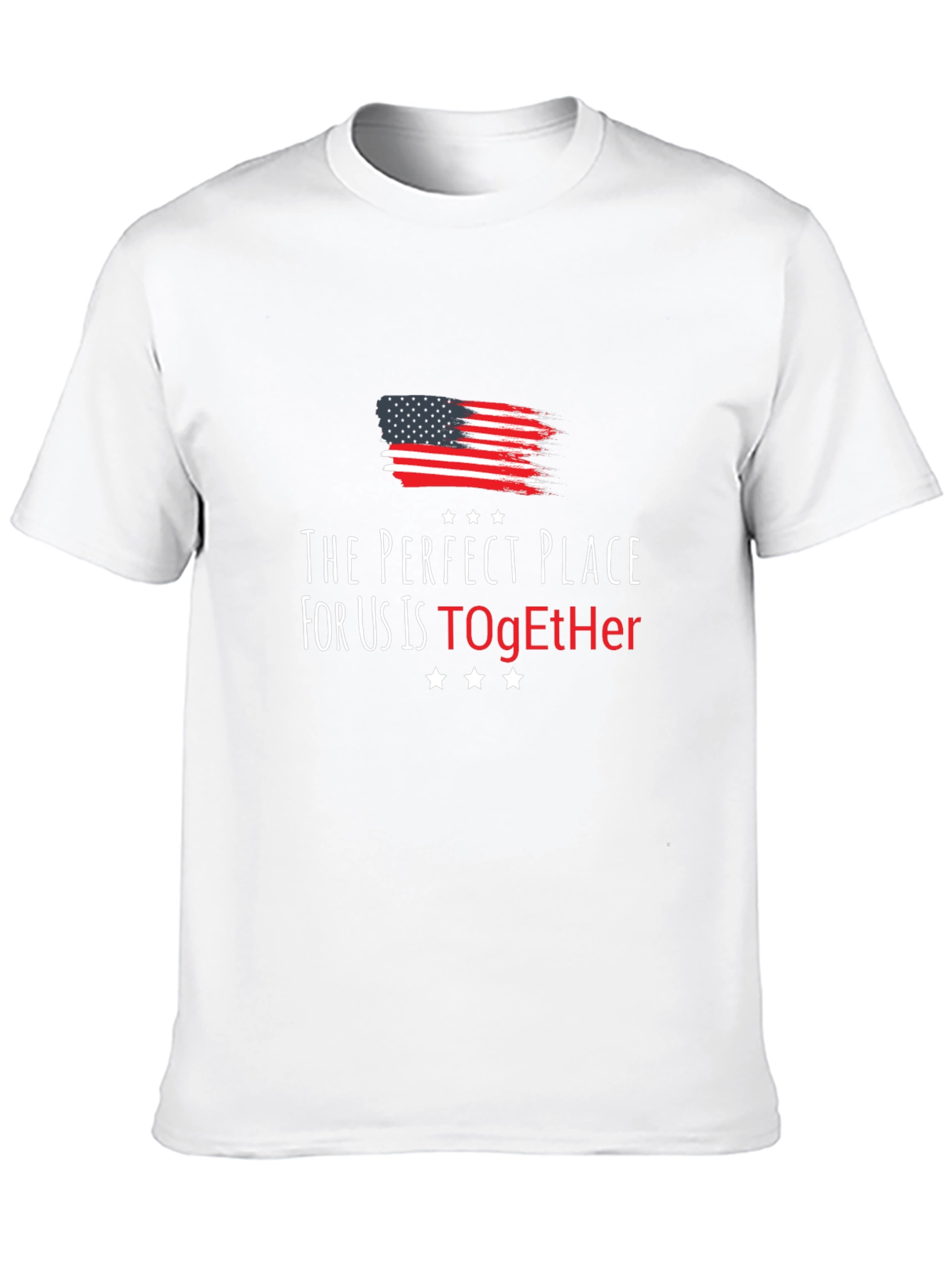 Perfect Place Together American Flag T-Shirt - 10