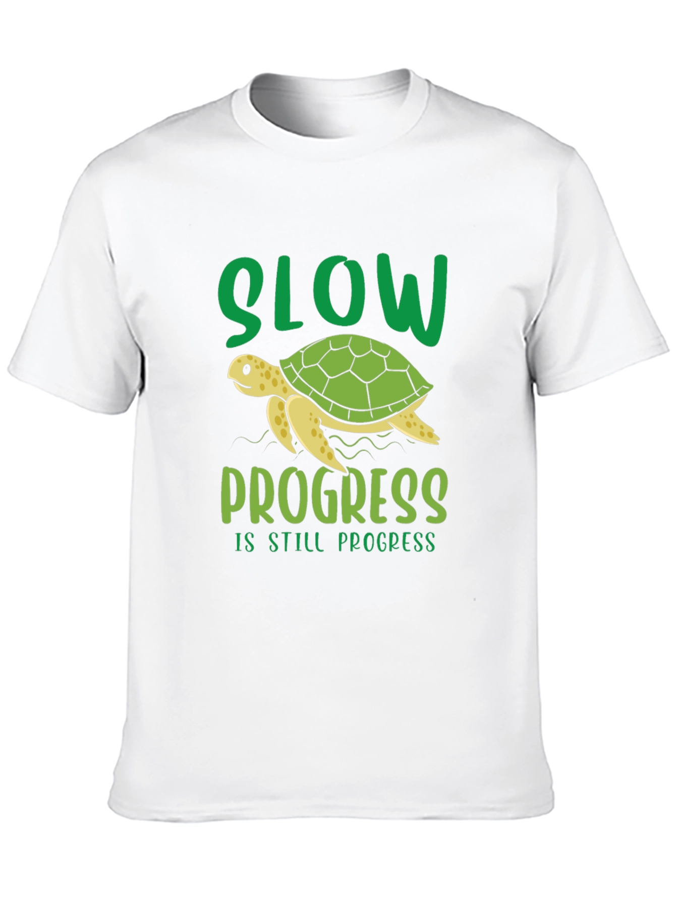 Black Slow Progress Turtle T-Shirt view 10