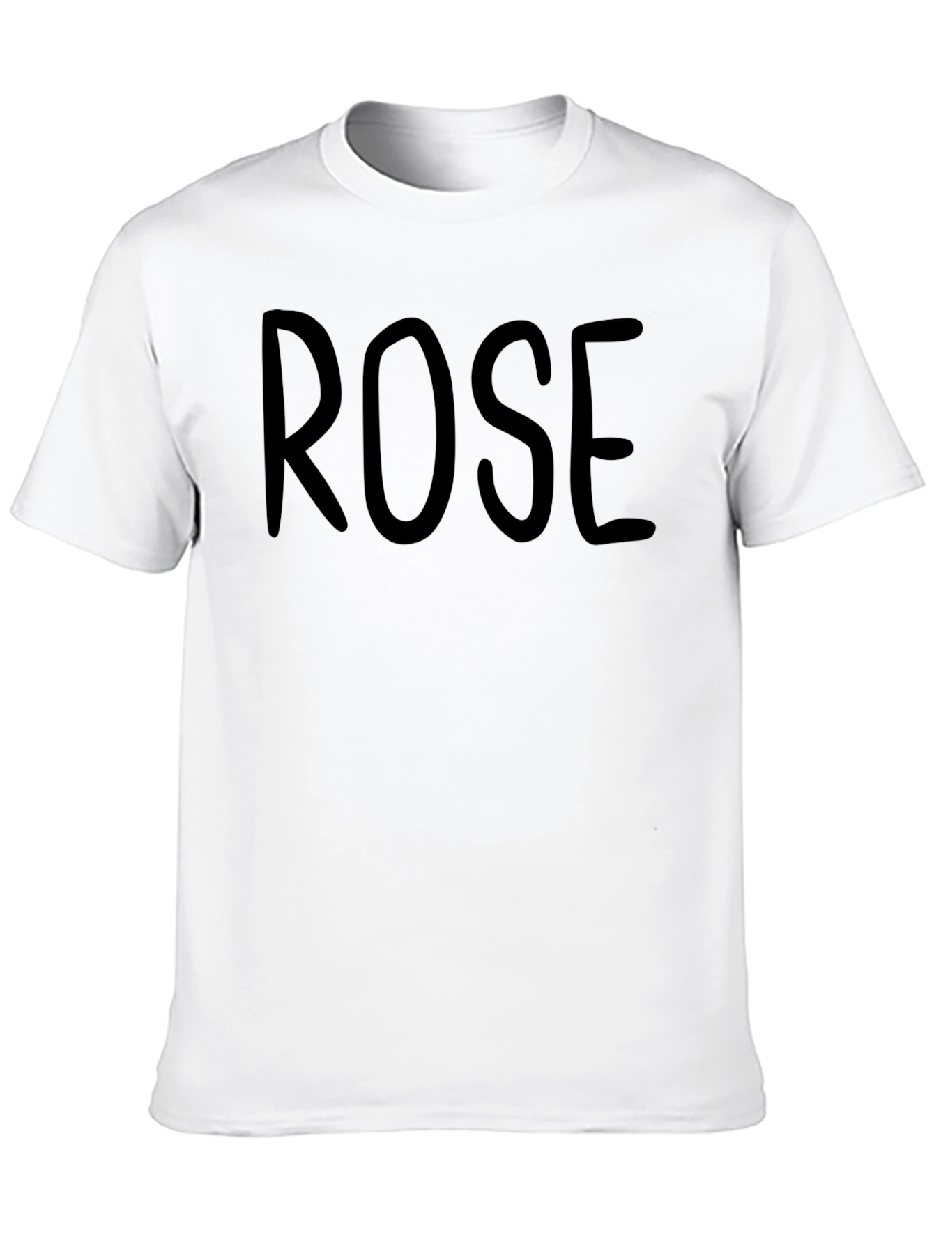 Black ROSE Graphic Tee - Bold Statement T-Shirt view 10