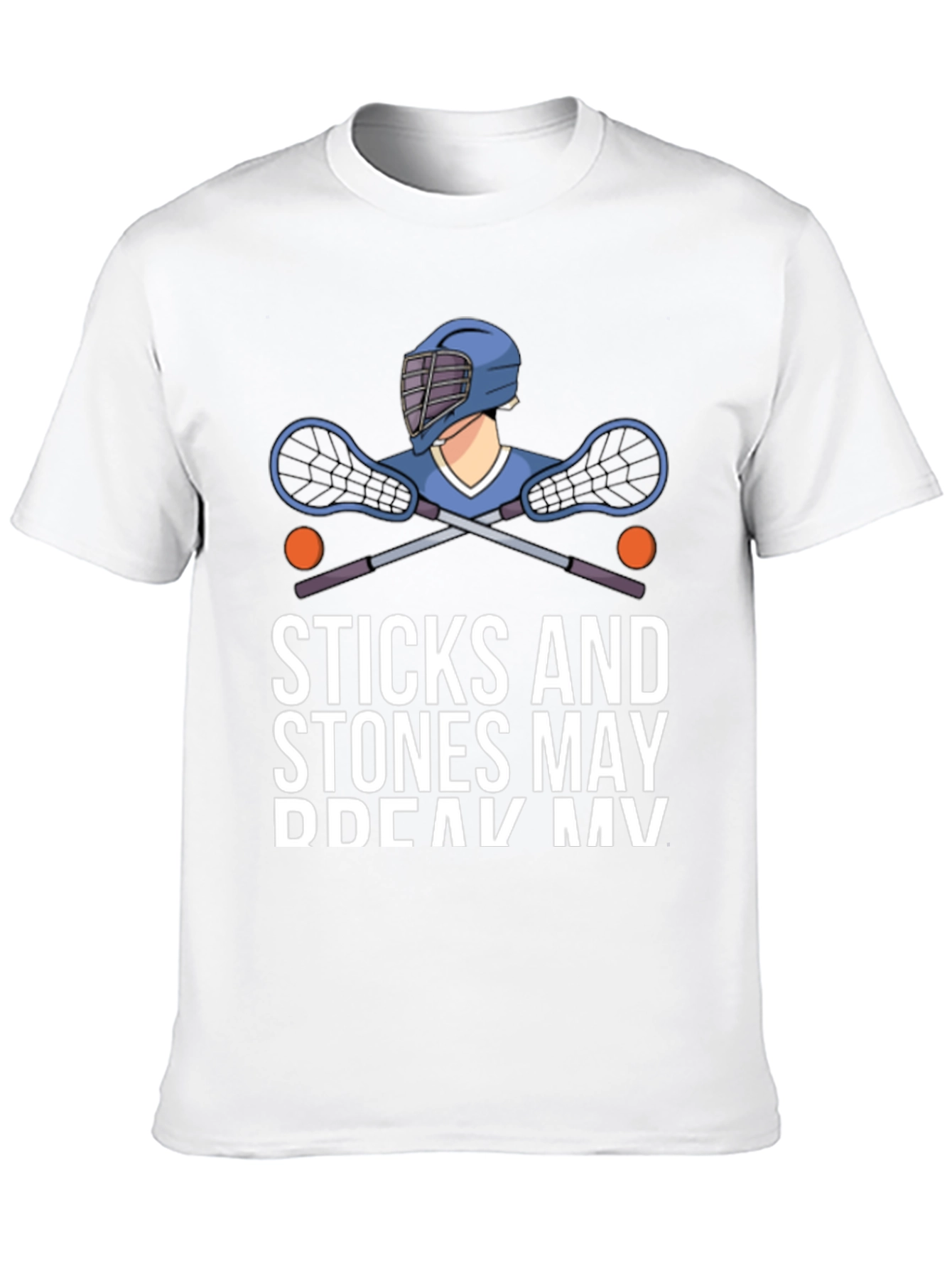 Black Sticks & Stones Lacrosse T-Shirt view 10