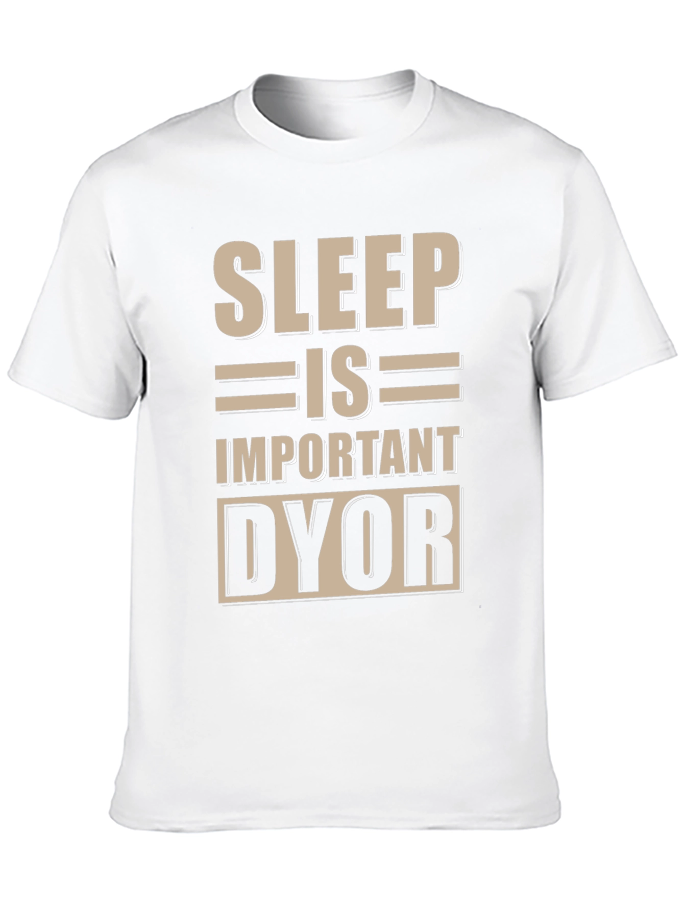 Black Sleep Is Important DYOR Graphic Tee view 10