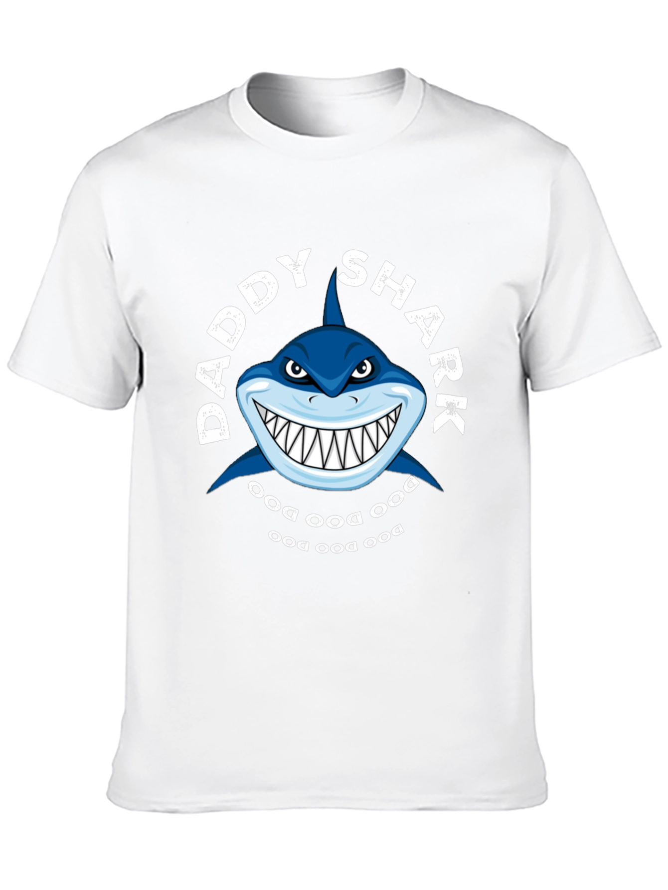 Black Daddy Shark Graphic T-Shirt view 10