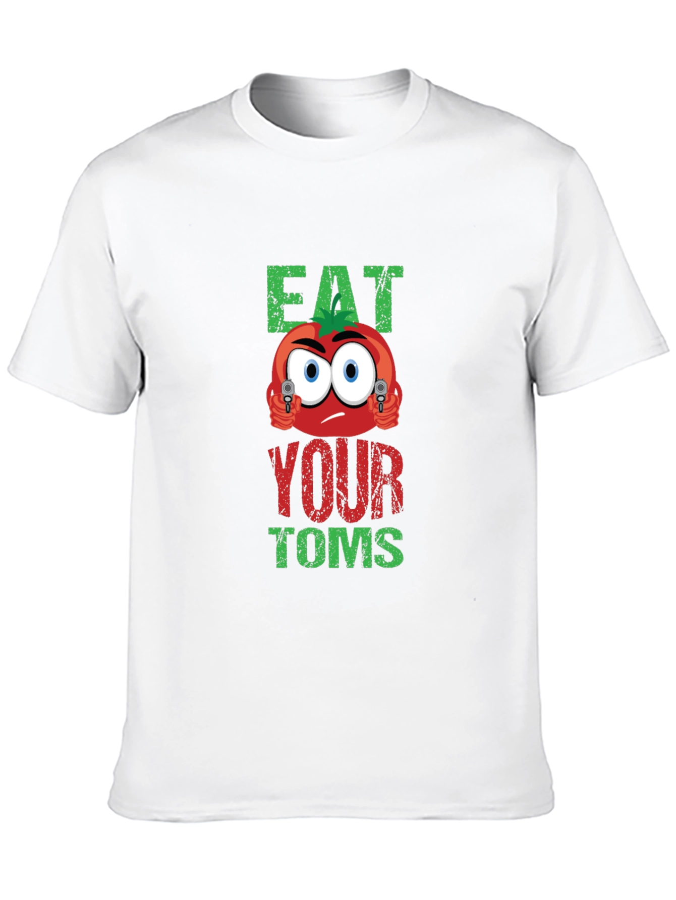 Black Eat Your Toms T-Shirt view 10