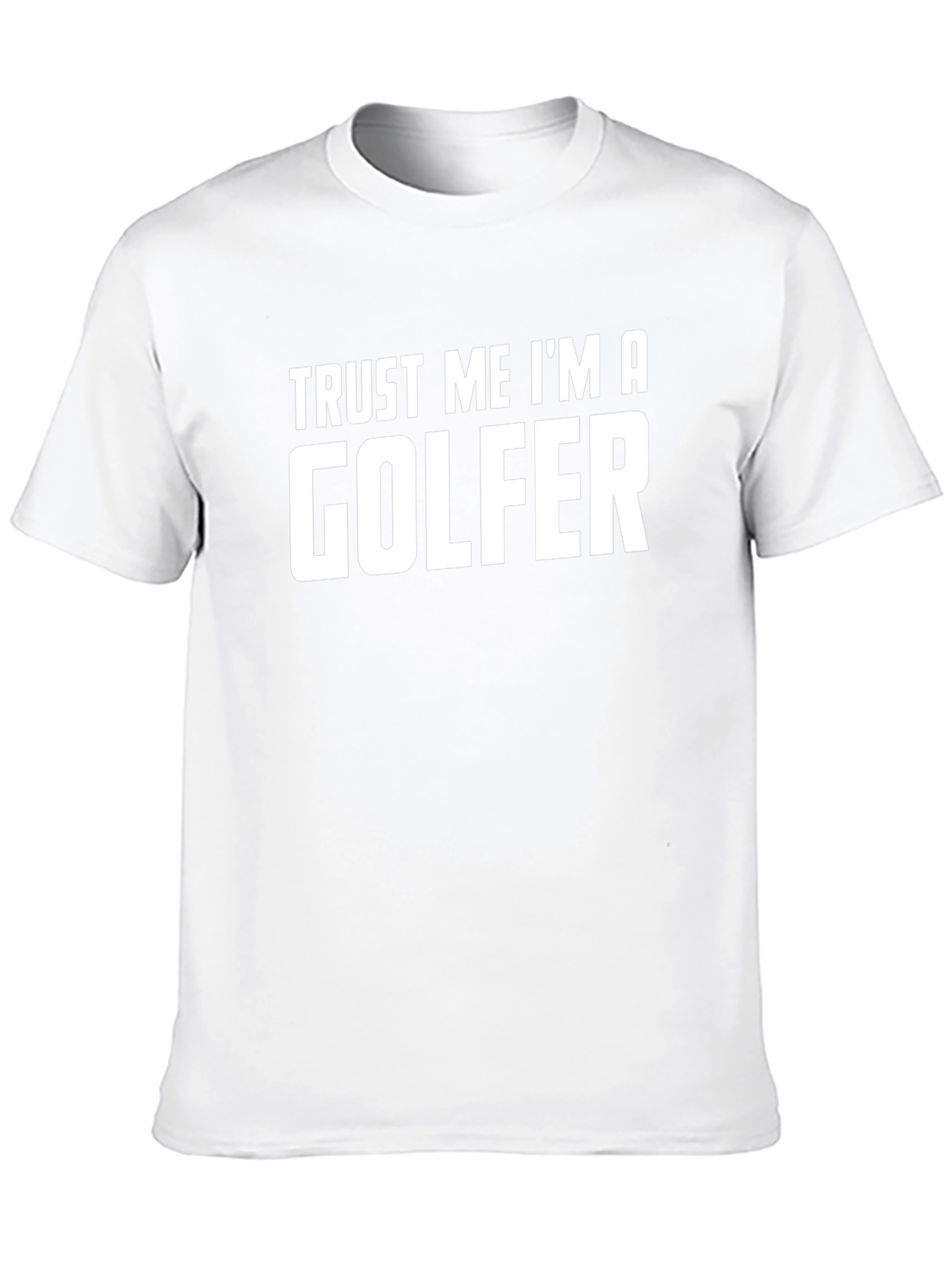 Black Trust Me I'm A Golfer T-Shirt - Funny Golf Tee view 10